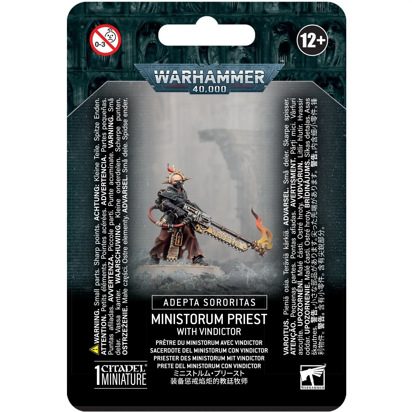 5011921183616 - Figurine Warhammer 40k - Adepta Sororitas Pretre du Ministorum avec Vindictor