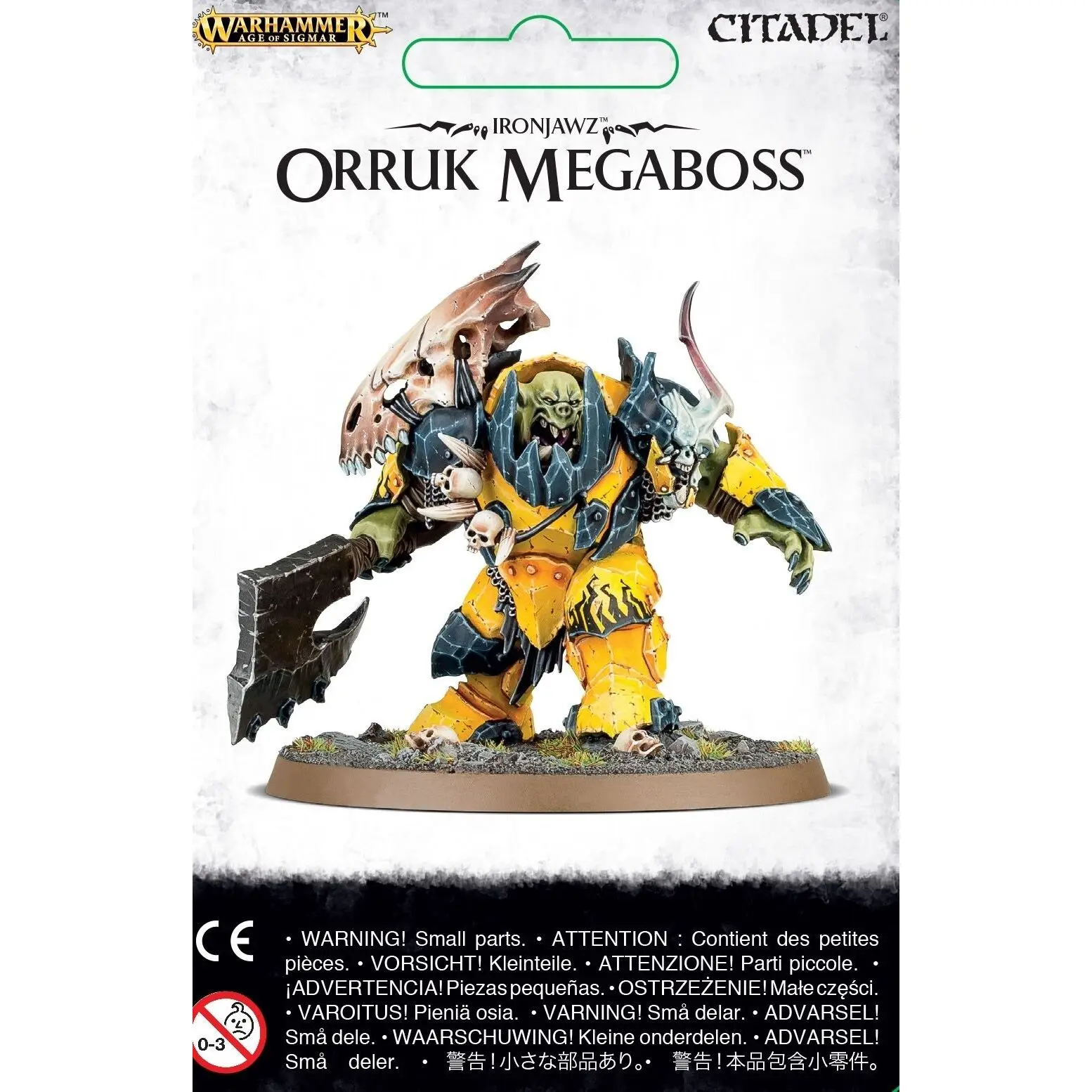 5011921070251 - 14-teilige Figur Warhammer AoS - Ironjawz Orruk Megaboss