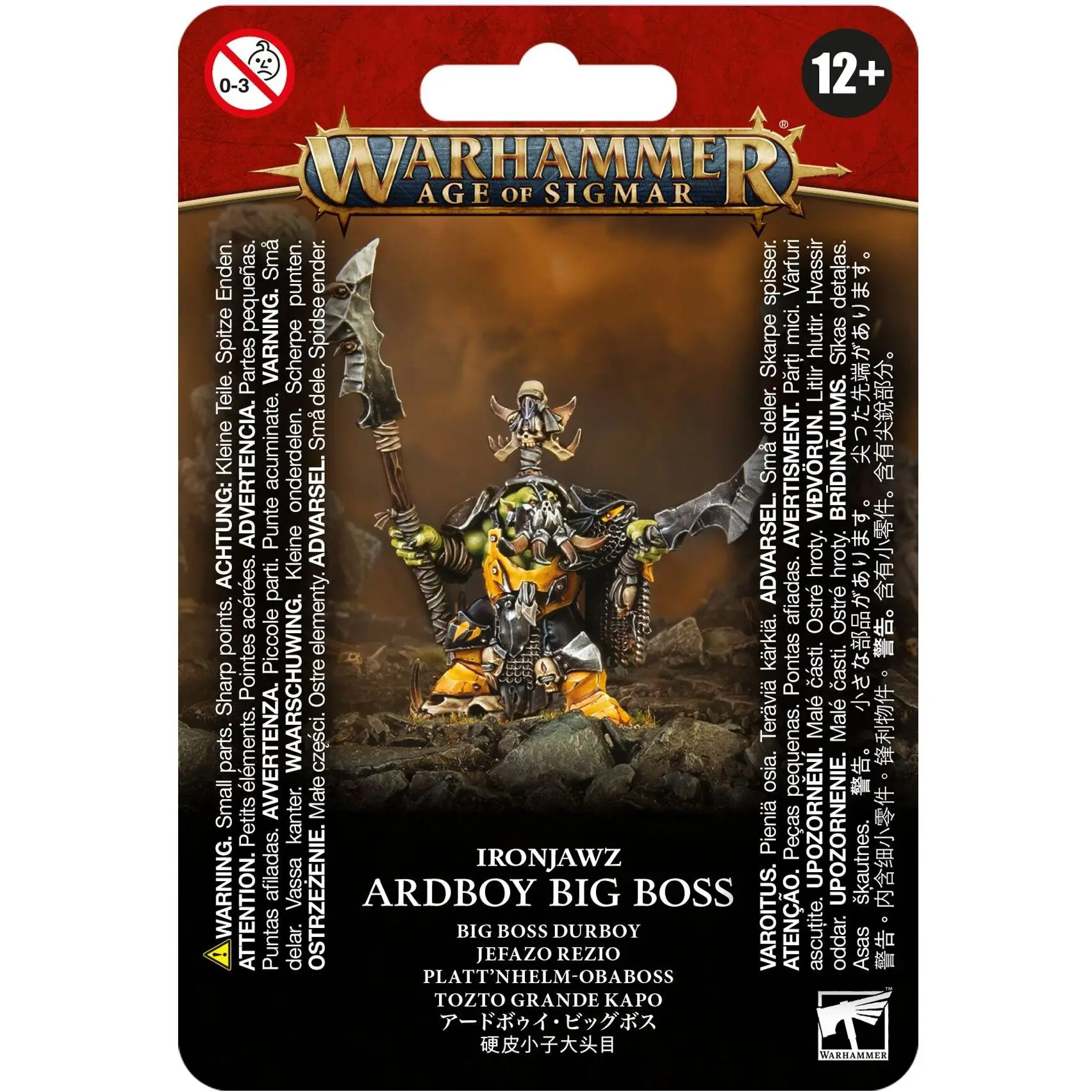 5011921210732 - Figurine Warhammer AoS - Ironjawz Orruk Ardboy Grand Patron