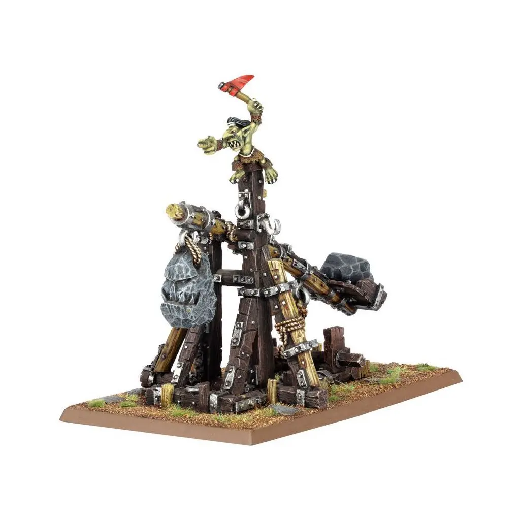 5011921217830 - Figurine Warhammer ToW - Orc & Gobelin  Lance Rock Gobelin