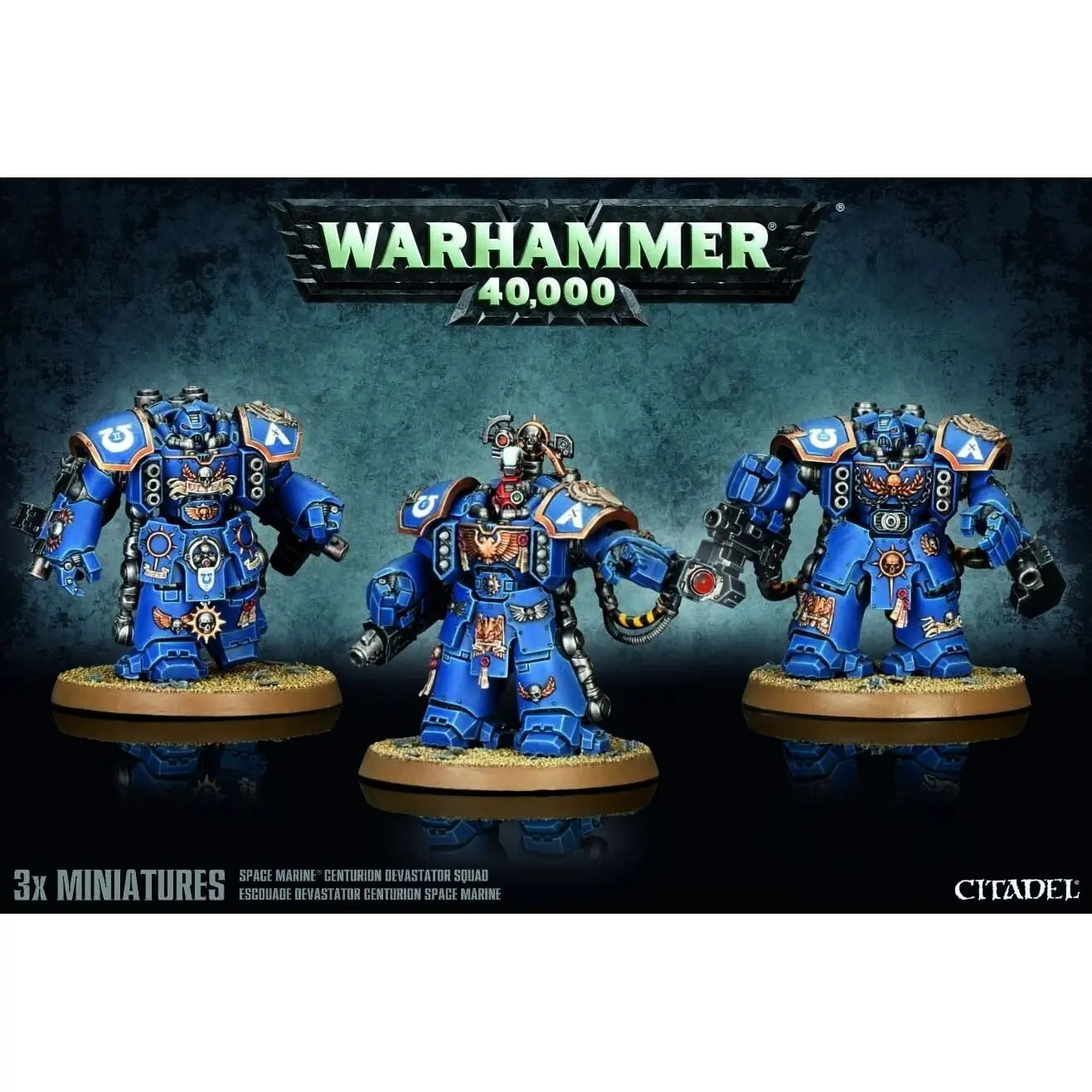 5011921048403 - Set mit 5 Figuren Warhammer 40k - Space Marine Devastator Centurion Squad