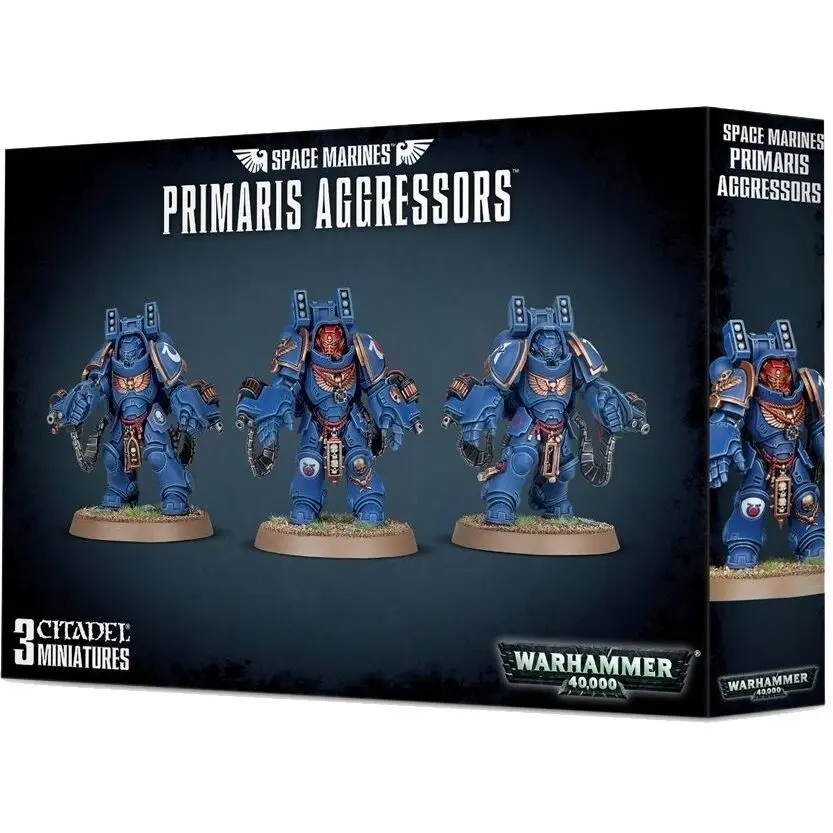 5011921085569 - Set aus 3 Figuren mit 107 Teilen Warhammer 40k - Space Marine Primaris Aggressors