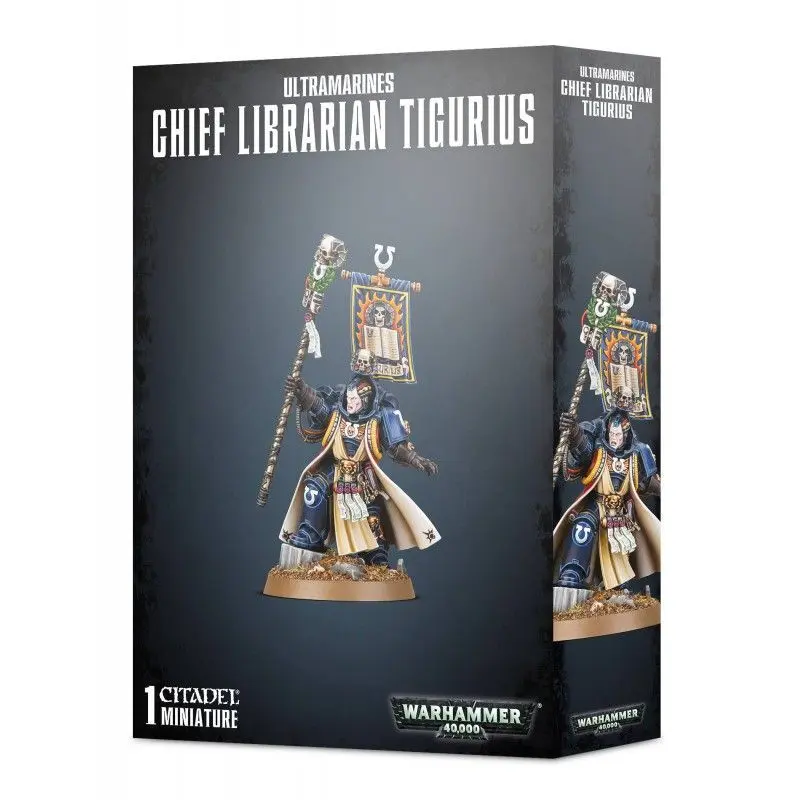 5011921119776 - Figurine Warhammer 40k - Ultramarines Chef Librarian Tigurius