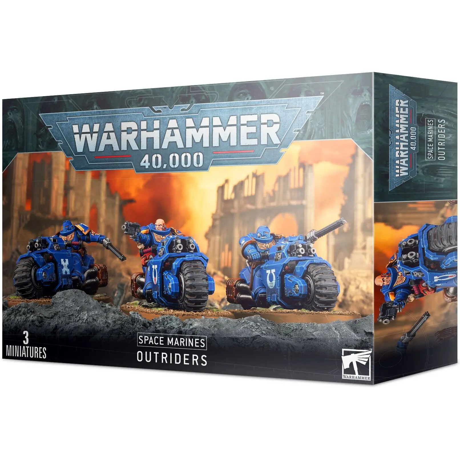 5011921138647 - Figurine Warhammer 40k - Space Marine Primaris Outriders