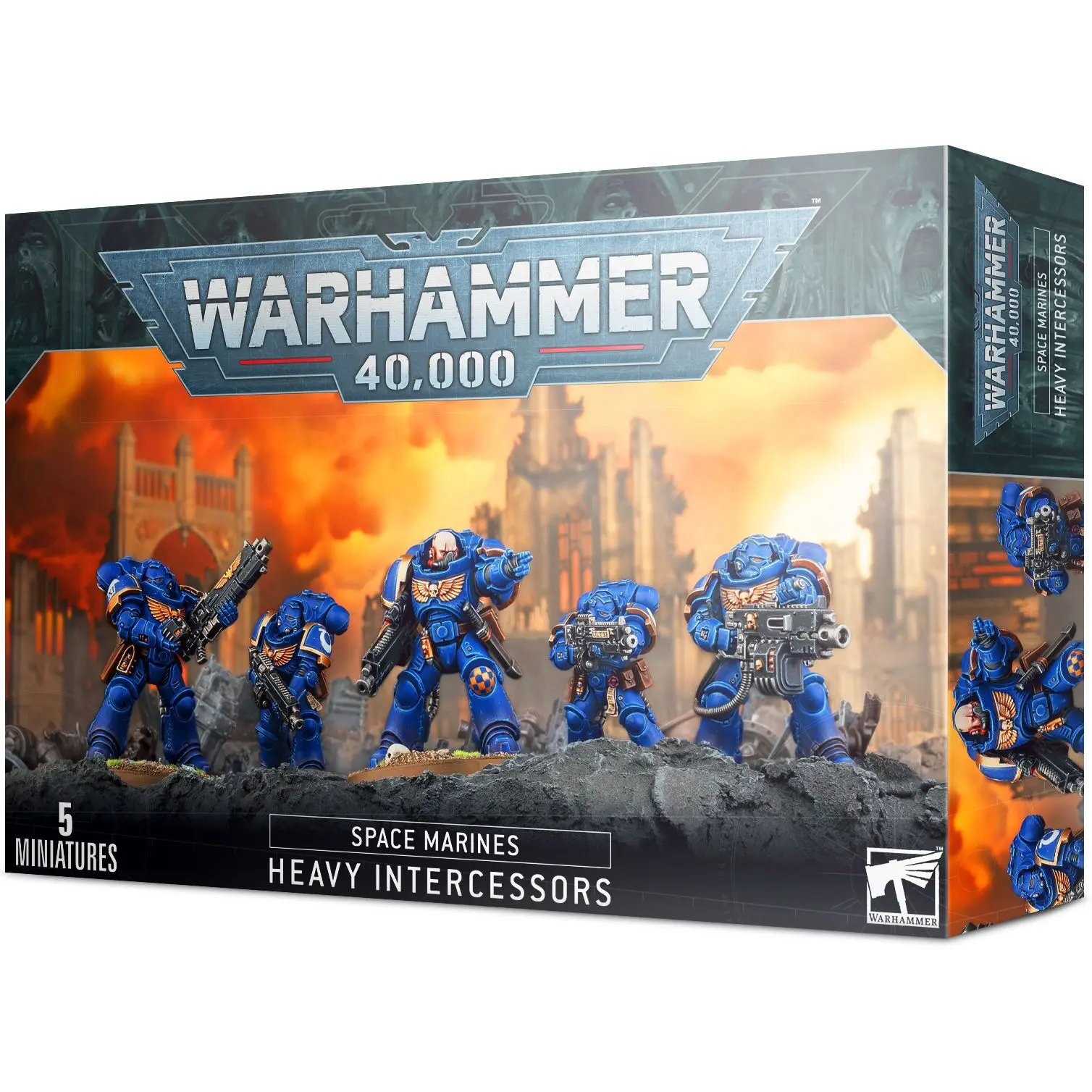 5011921138869 - Figurine Warhammer 40k - Space Marine Primaris Intercessors Lourds