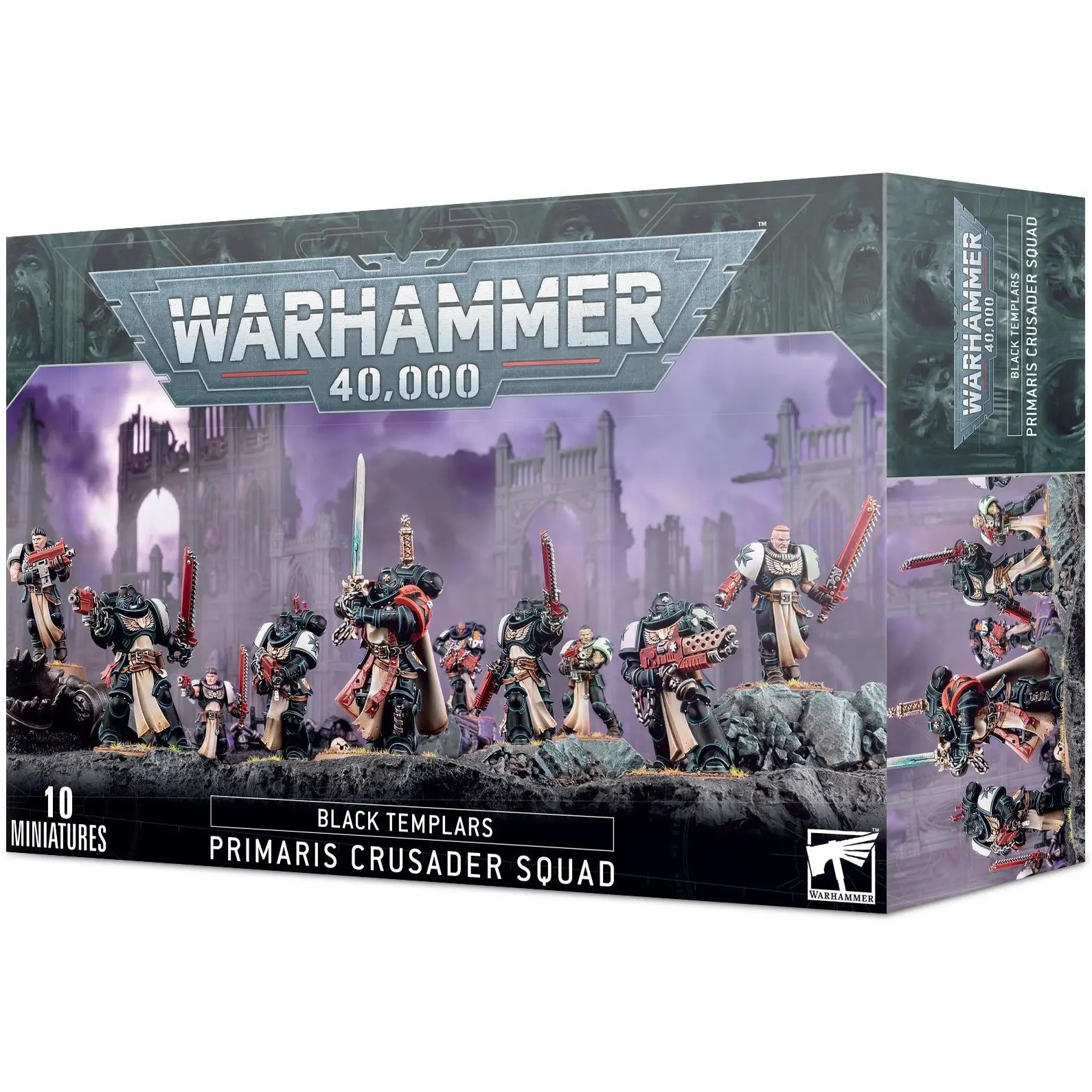 5011921149278 - Figurine Warhammer 40k - Black Templars Escouade de Croisés Primaris