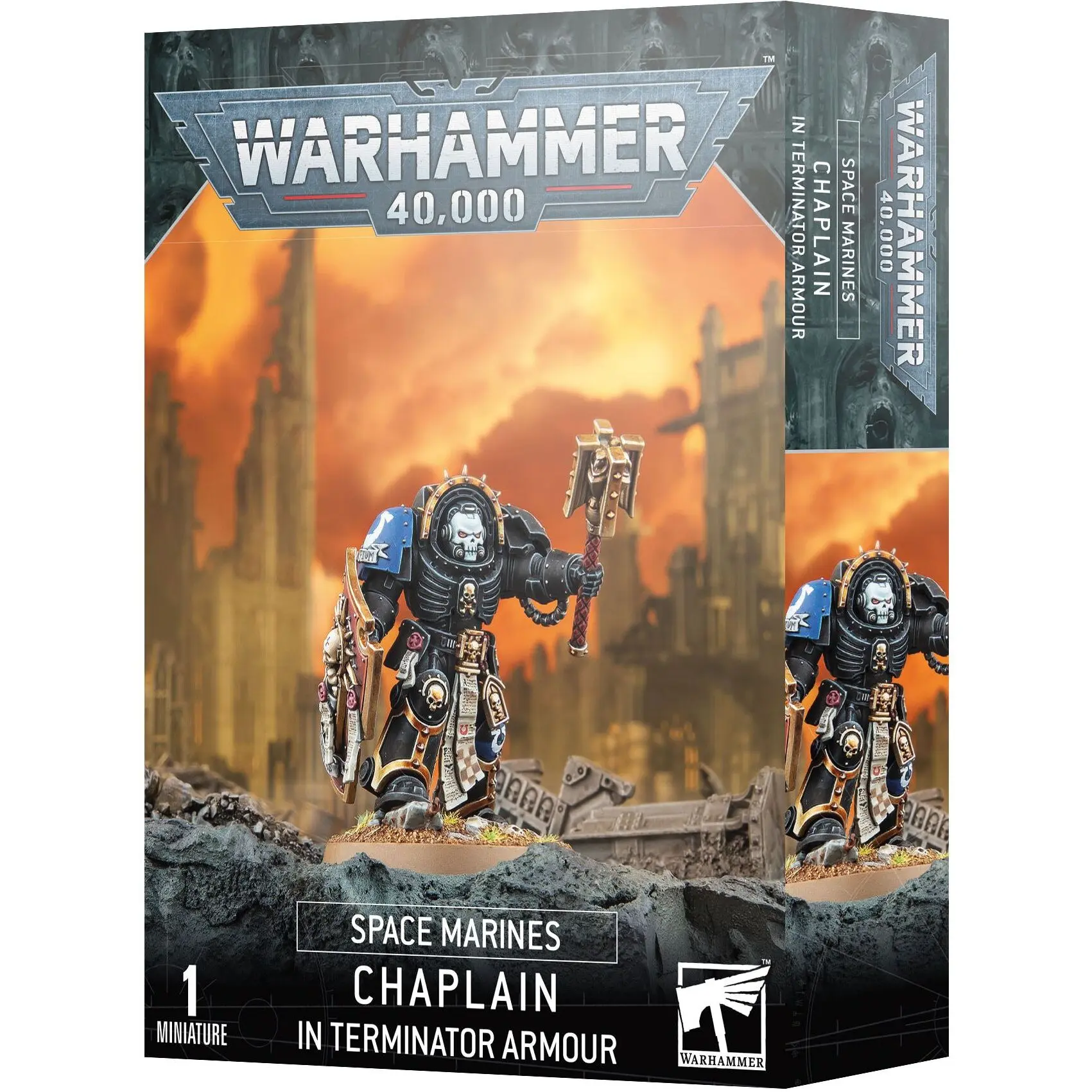 5011921201310 - Figurine Warhammer 40k - Space Marines Chapelain en Armure Terminator