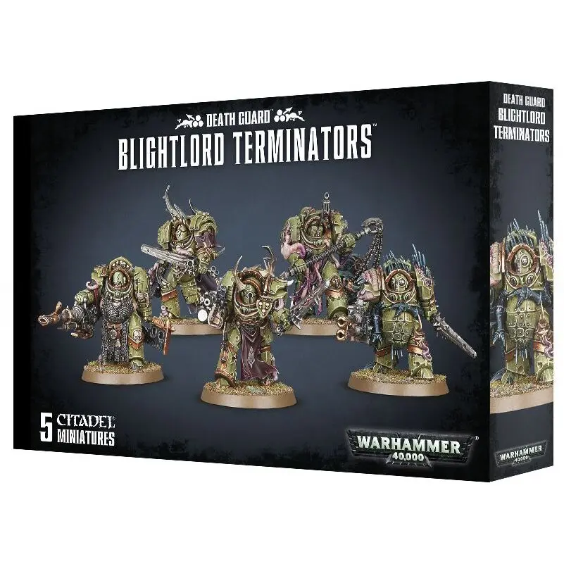 5011921087679 - Figurine Warhammer 40k - Death Guard Blightlord Terminators