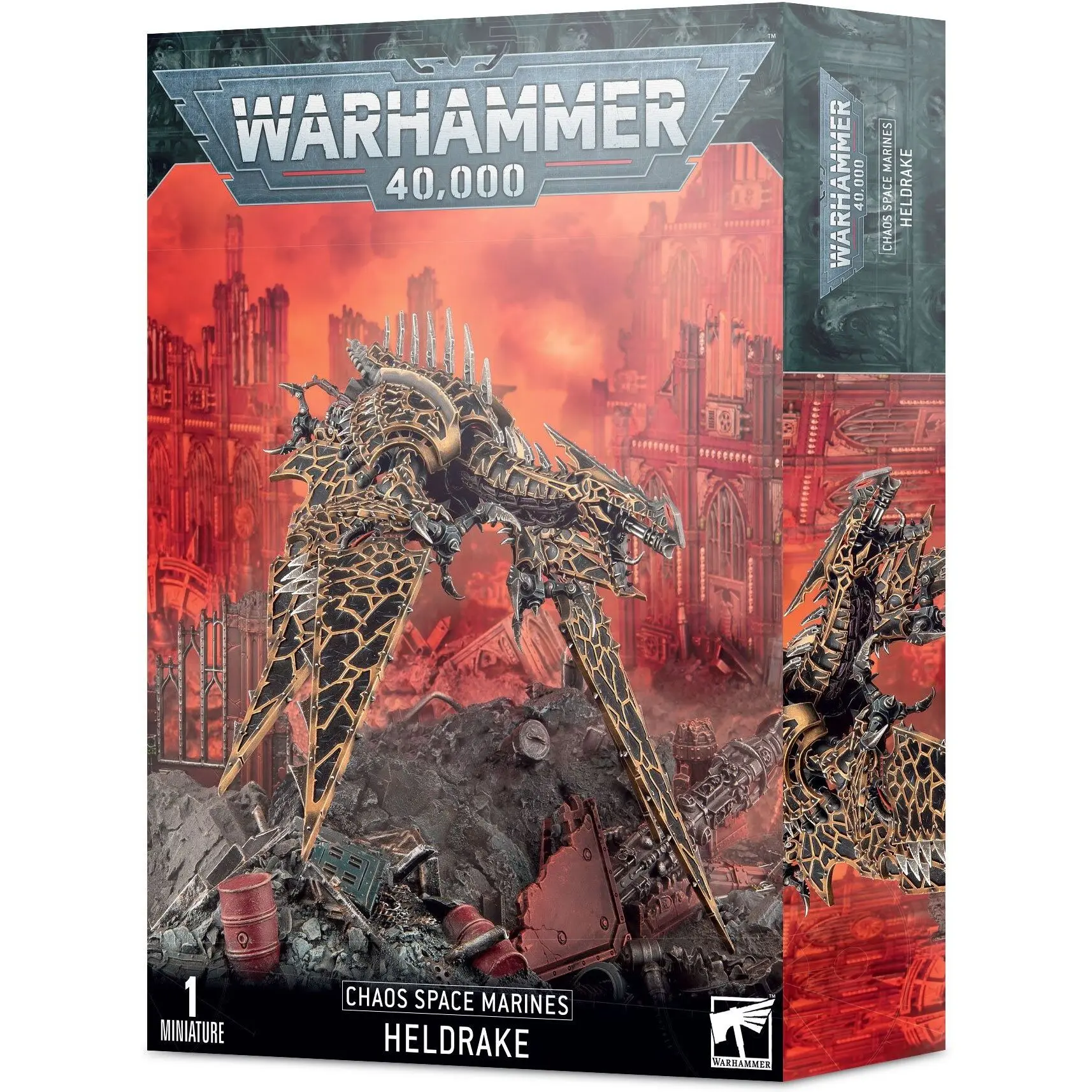 5011921111107 - Figurine Warhammer 40k - Space Marine du Chaos Heldrake