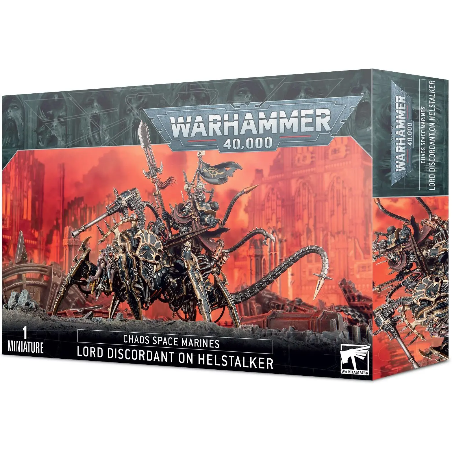 5011921114443 - Figurine Warhammer 40k - Space Marine du Chaos Vex Machinator Arch-Lord Discordant