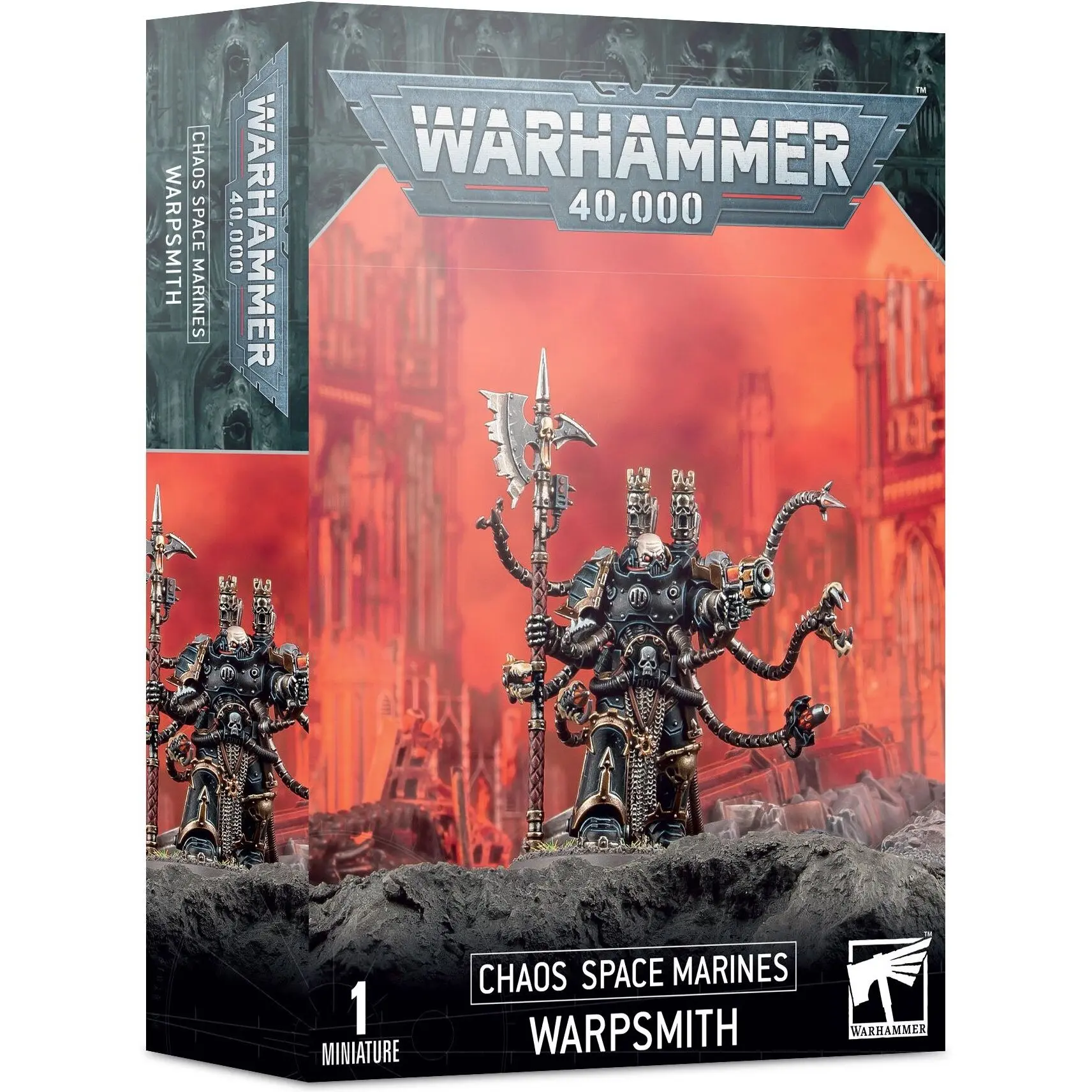 5011921163137 - Figurine Warhammer 40k - Space Marine du Chaos Techmancien