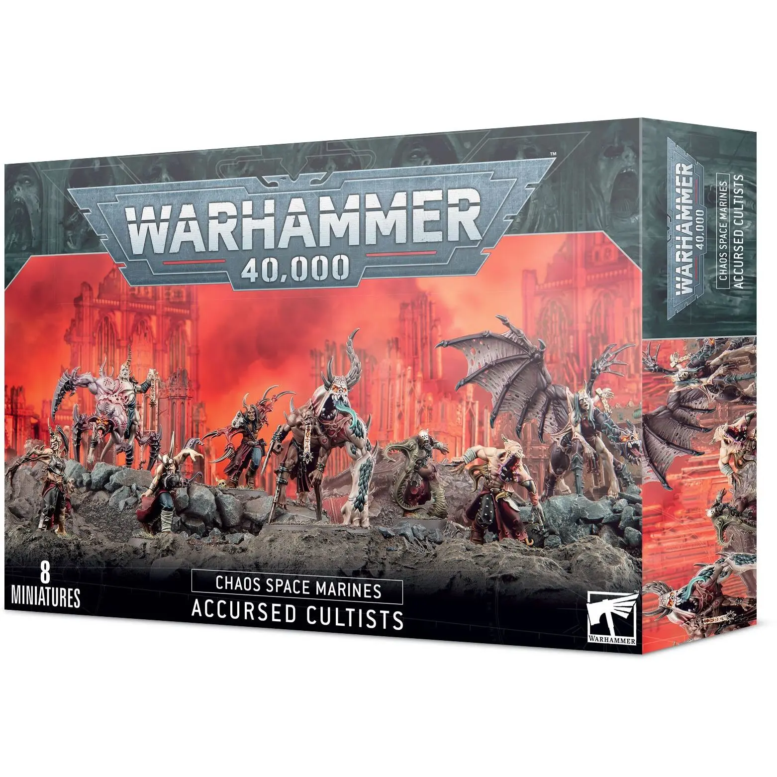 5011921165421 - Figurine Warhammer 40k - Space Marine du Chaos Cultistes Maudits