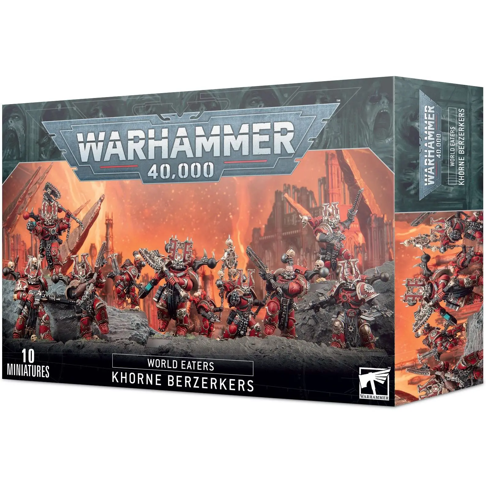 5011921173259 - Figurine Warhammer 40k - Space Marine du Chaos World Eaters Berserkers de Khorne