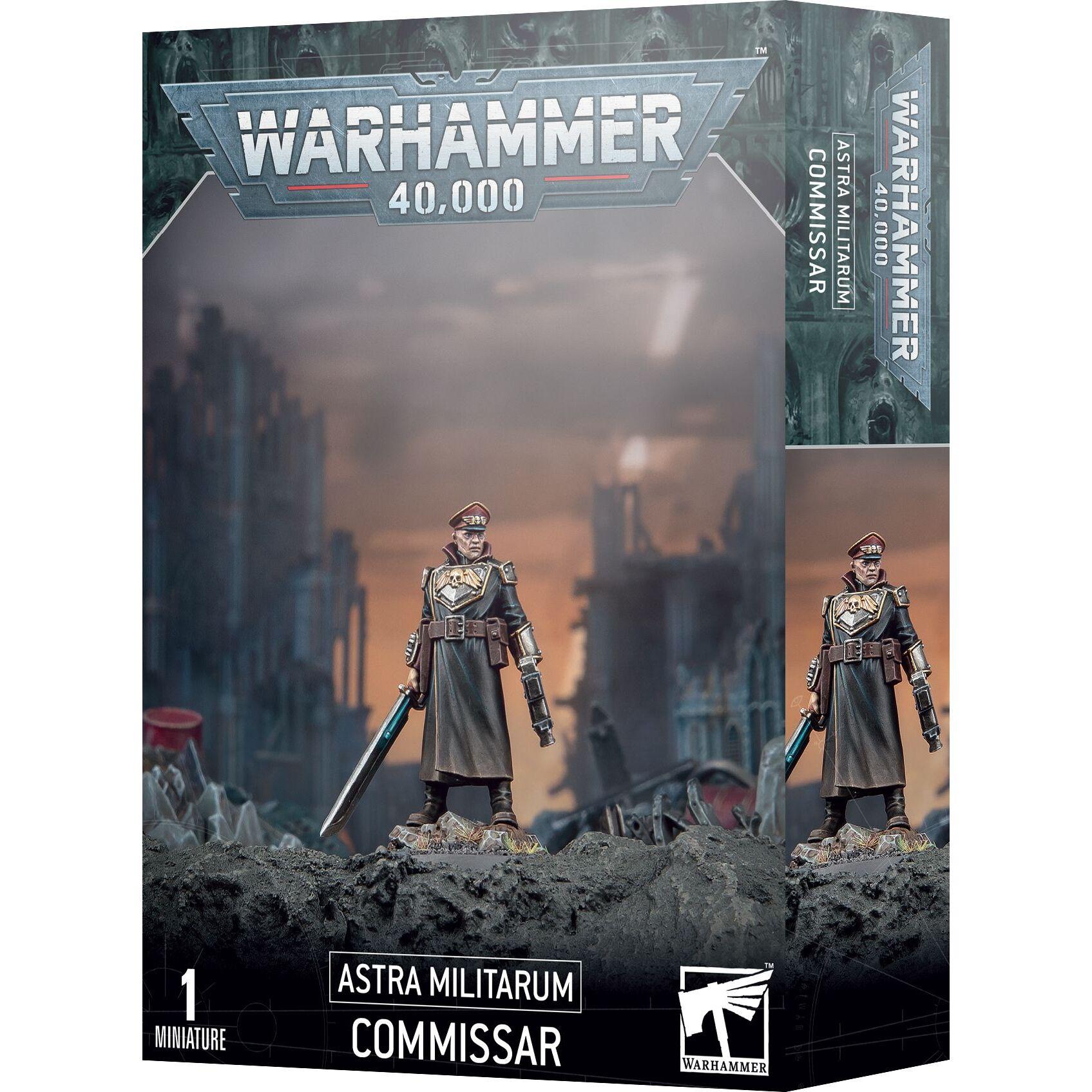 5011921181537 - Figurine Warhammer 40k - Astra Militarum Comissaire 2023