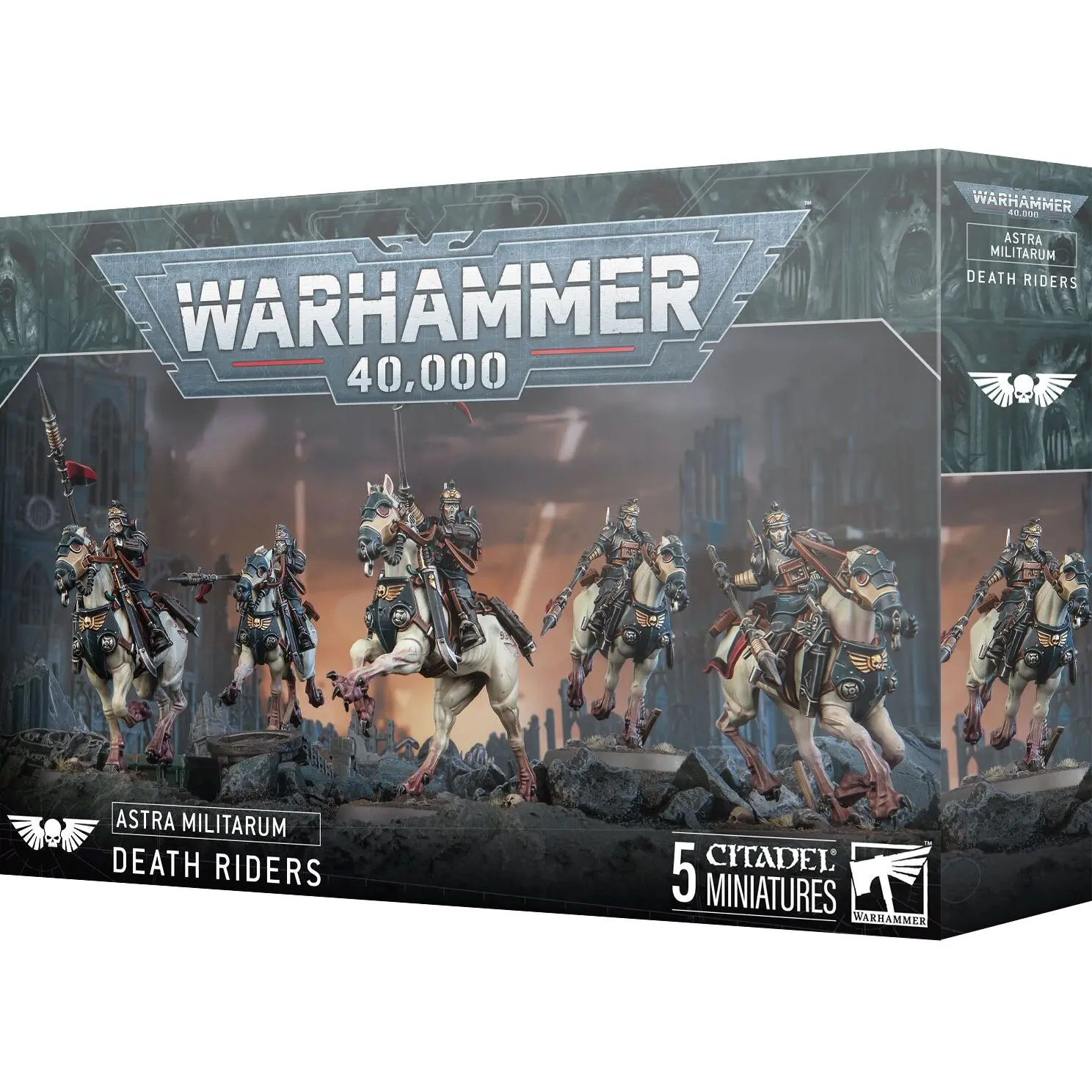 5011921225200 - Figurine Warhammer 40k - Astra Militarum Cavaliers de Krieg (x5)
