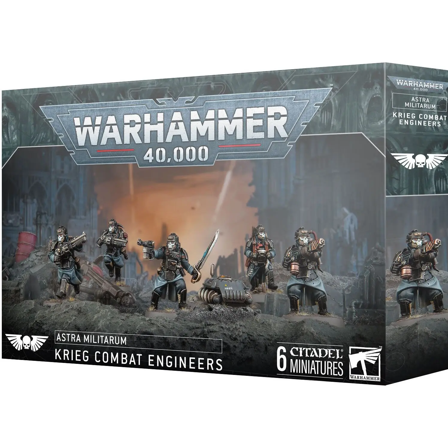 5011921225217 - Figurine Warhammer 40k - Astra Militarum Sapeurs de Krieg (x6)