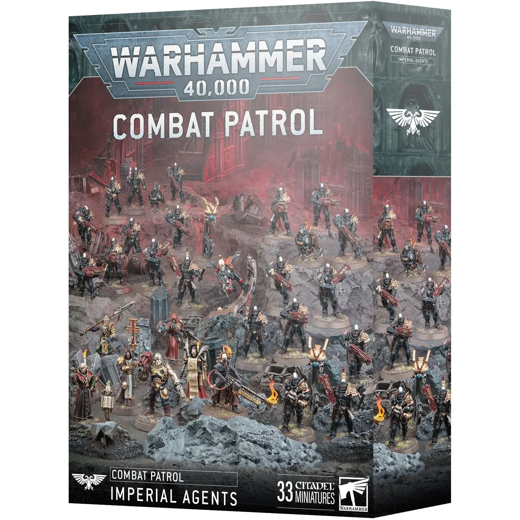 5011921218691 - Figurine Warhammer 40k - Patrouille Agents Imperiaux (2024) (x33)
