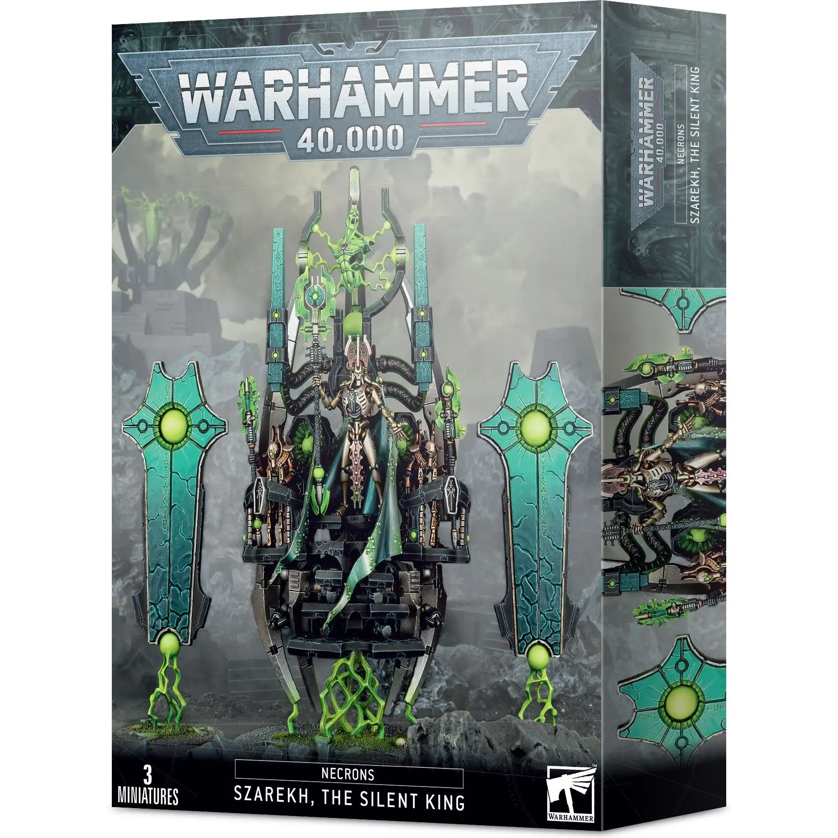5011921135189 - Figurine Warhammer 40k - Necron Szarekh Le Roi Silencieux