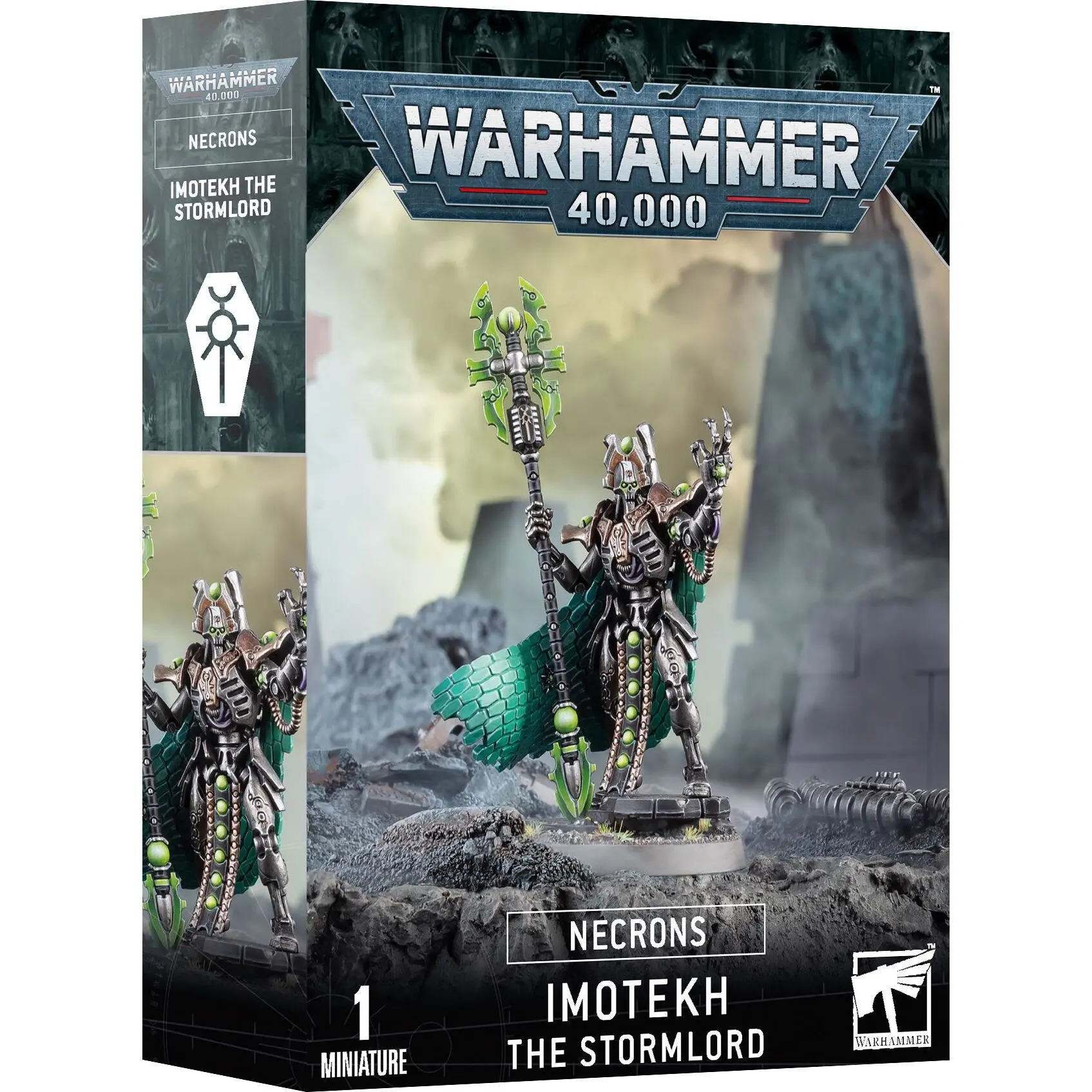 5011921203017 - Figurine Warhammer 40k - Necron Imotekh  Le Seigneur des Tempetes