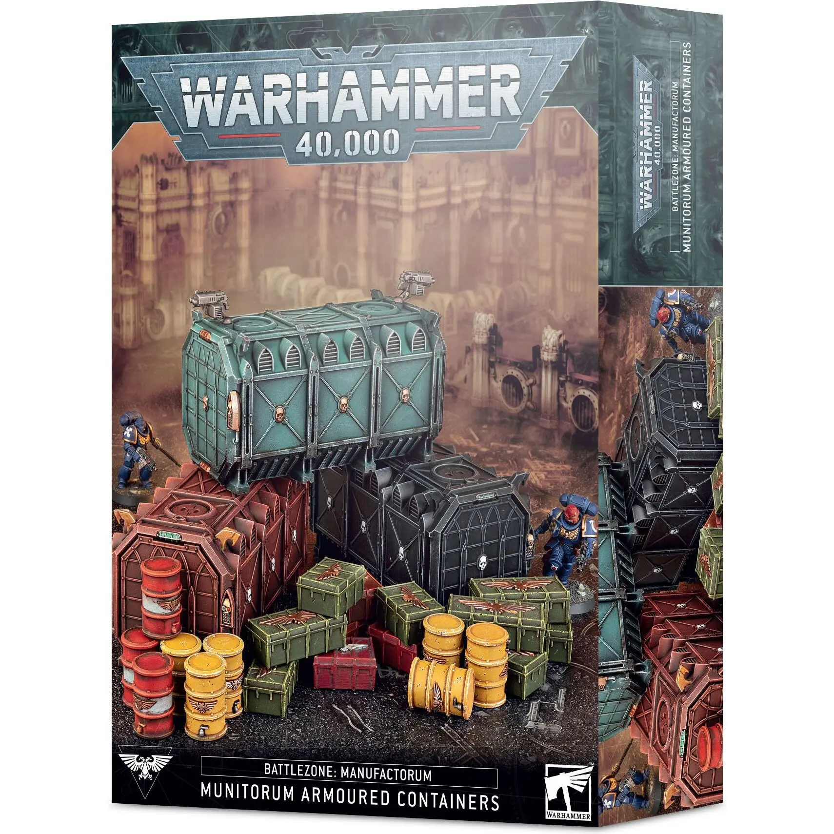 5011921155132 - Figurine - Manufactorum-Schlachtgebiet Panzercontainer des Munitorums Warhammer 40k