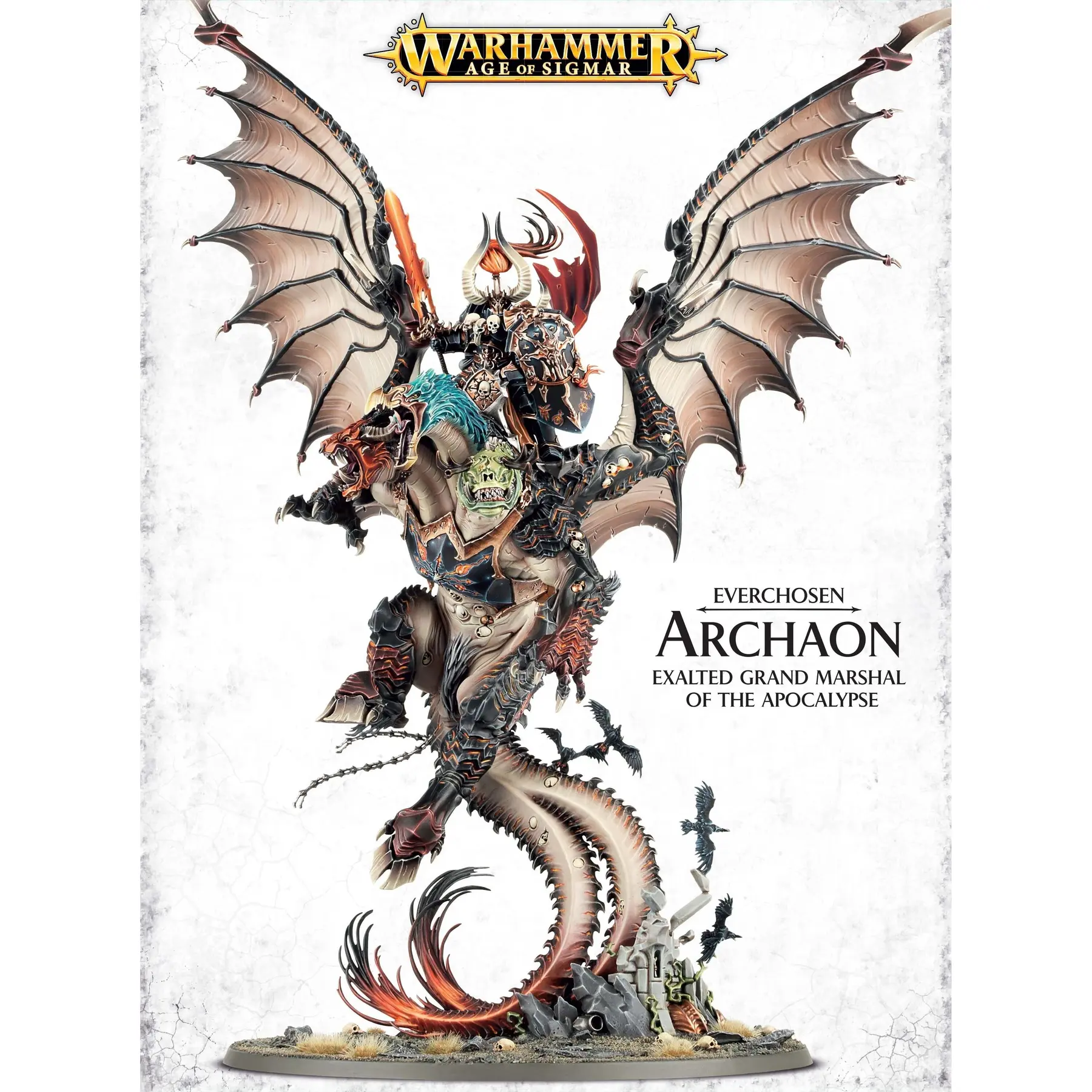 5011921066766 - Figur aus 85 Teilen Warhammer AoS - Archaon Everchosen Exalted Grand Marshal