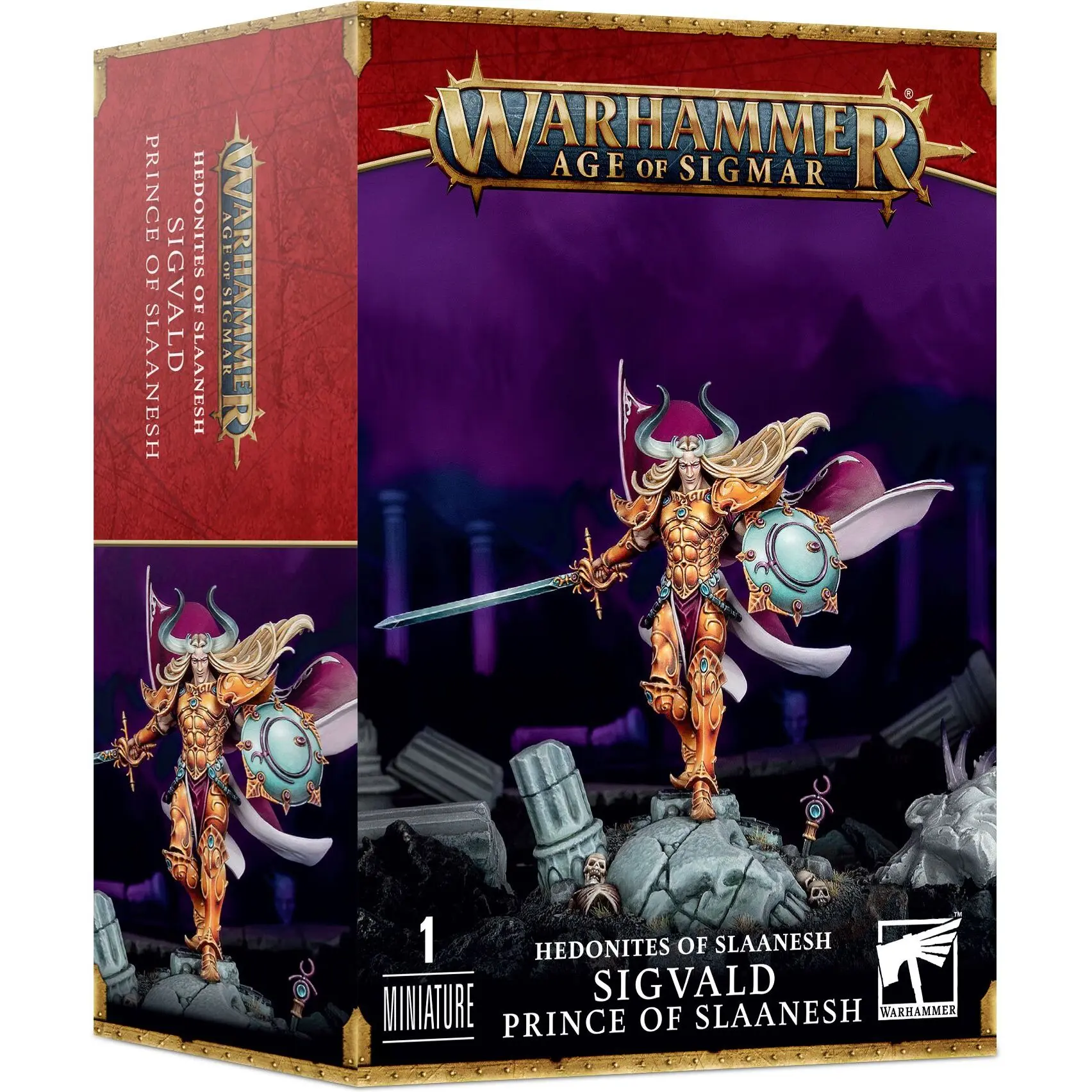 5011921128112 - Figurine Warhammer AoS - Hedonites of Slaanesh Sigvald Prince of Slaanesh