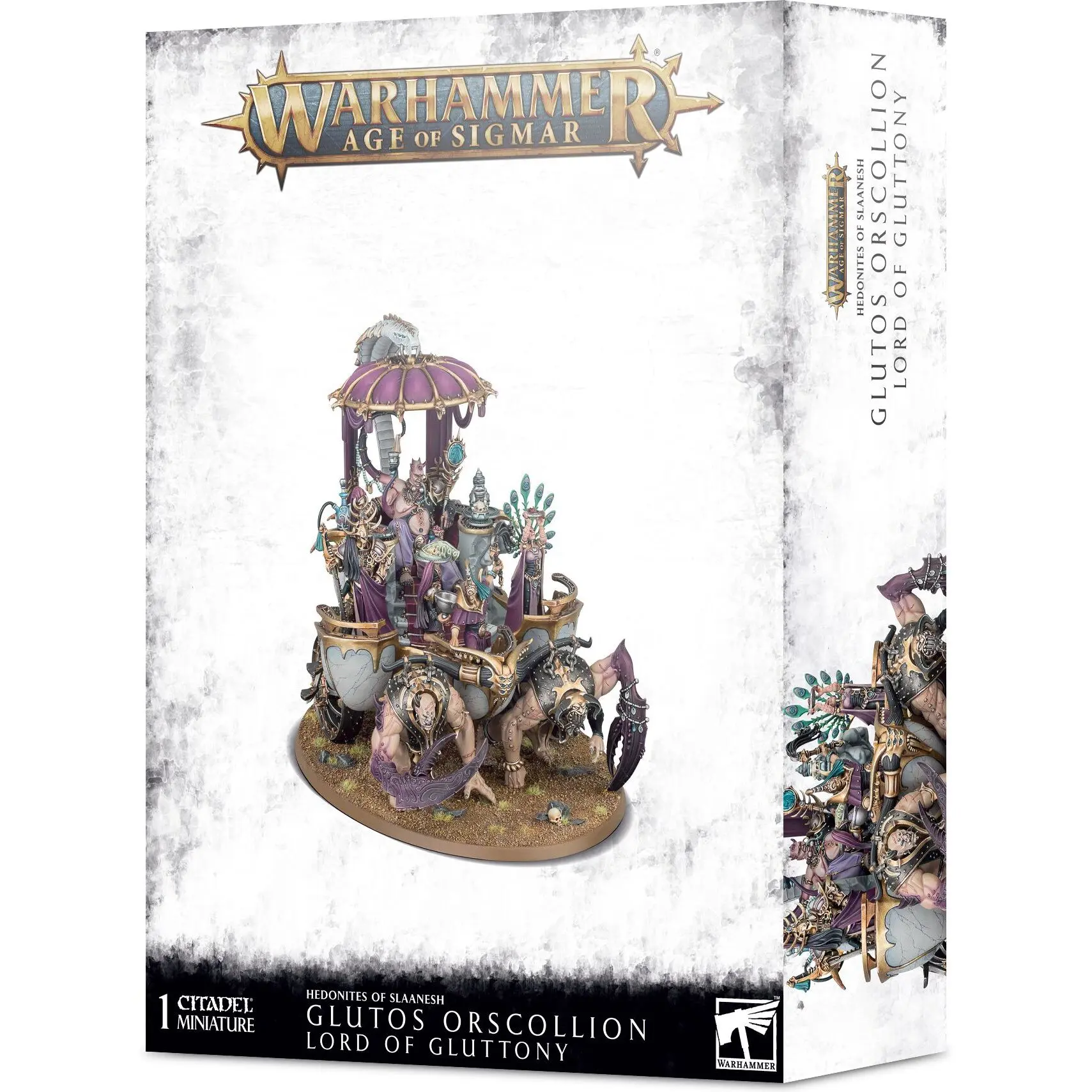 5011921128136 - Figurine Warhammer AoS - Hedonites of Slaanesh Glutos Orscollion Lord of Gluttony