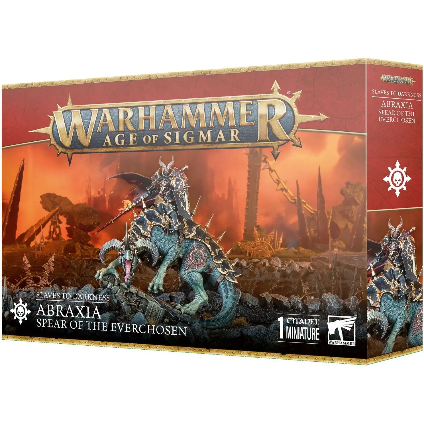 5011921204007 - Figurine Warhammer AoS - Slave to Darkness Abraxia Abraxia La Lance de LElu Eternel