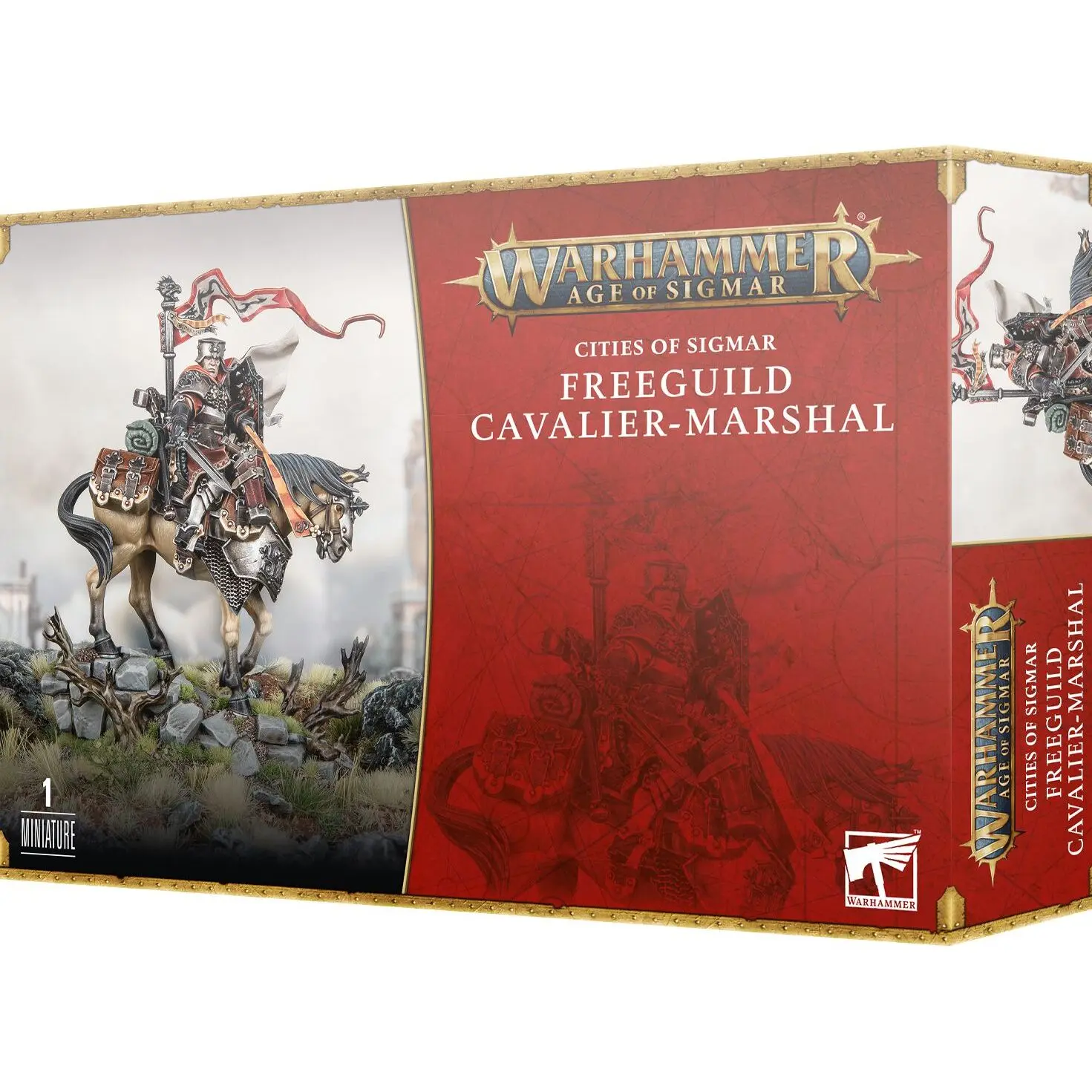 5011921203093 - Figurine Warhammer AoS - Cities of Sigmar Cavalier-Maréchal de la Freeguild