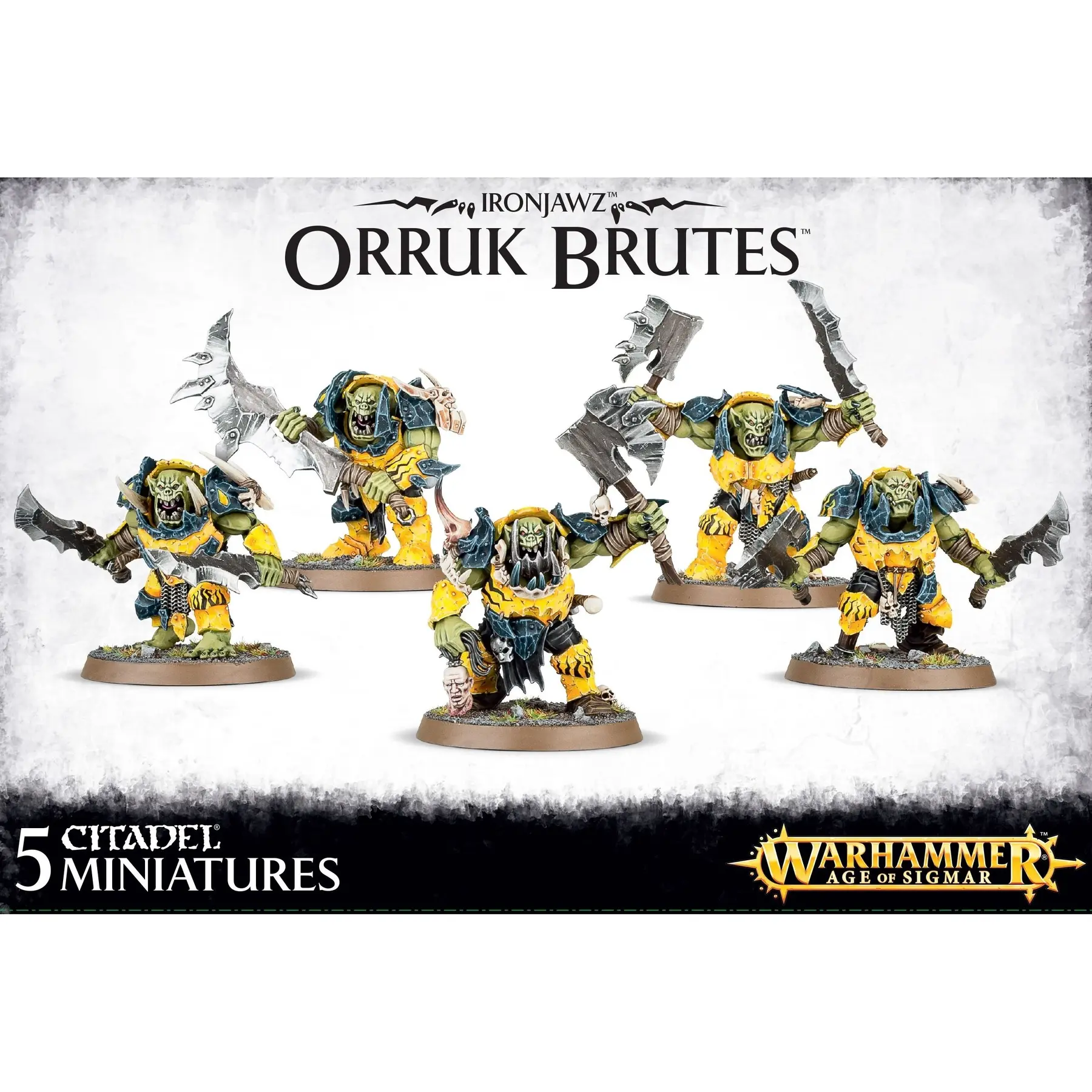5011921070275 - Figurine Warhammer AoS - Ironjawz Orruk Brutes