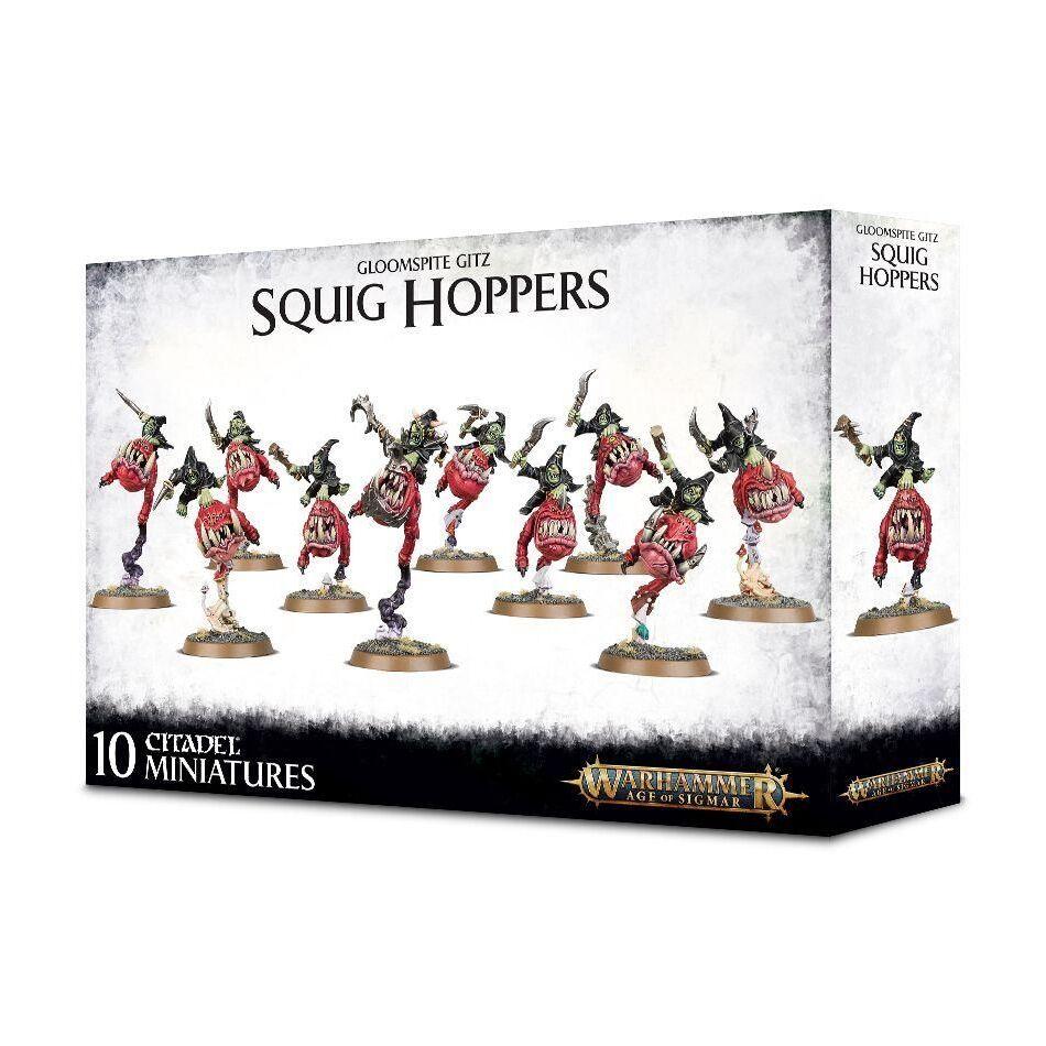 5011921112777 - Set aus 10 Figuren mit 140 Teilen Warhammer AoS - Gloomspite Gitz Squig Hoppers