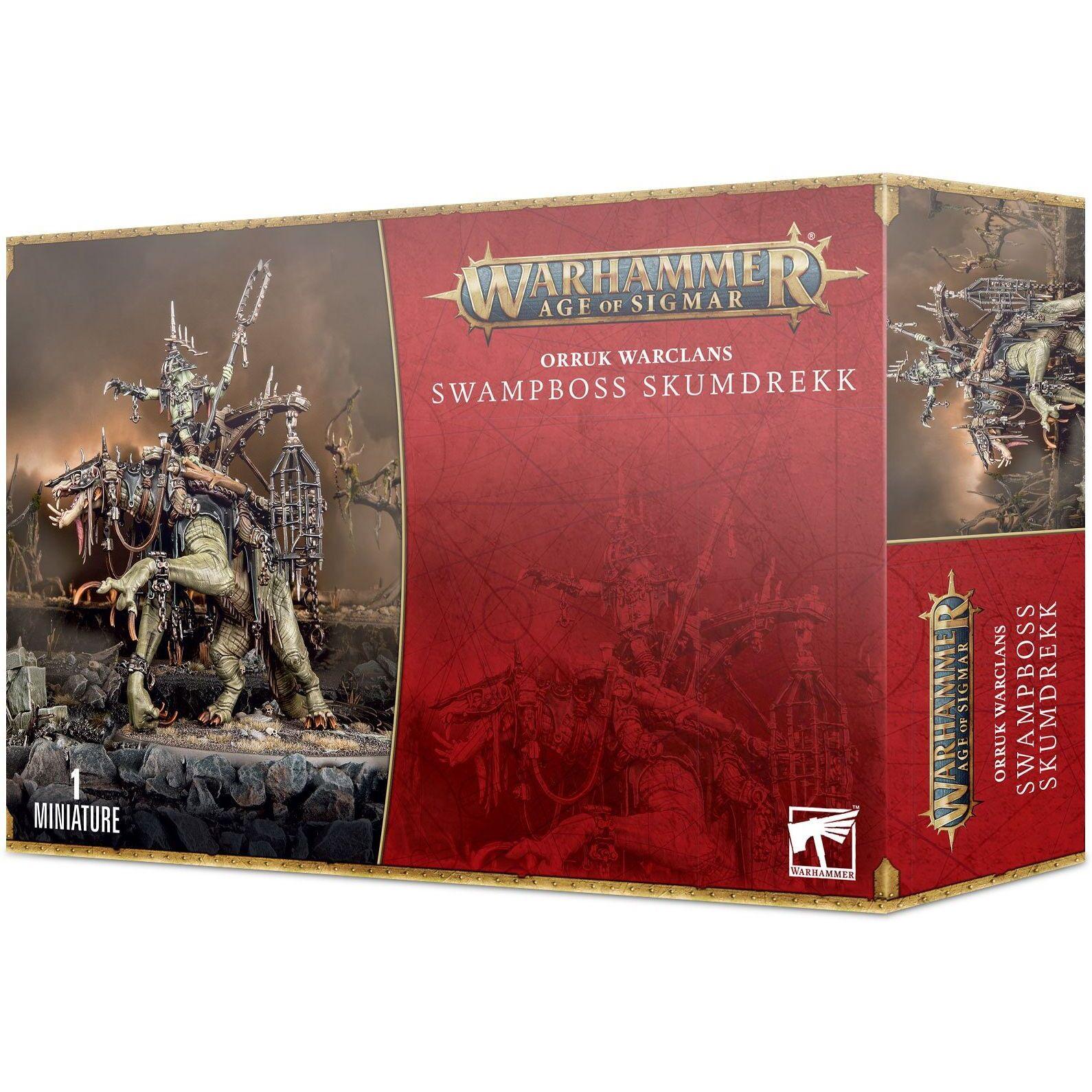 5011921160716 - Figur mit 66 Teilen Warhammer AoS - Orruk Warclans Vasoboss Skumdrekk sur Charpie