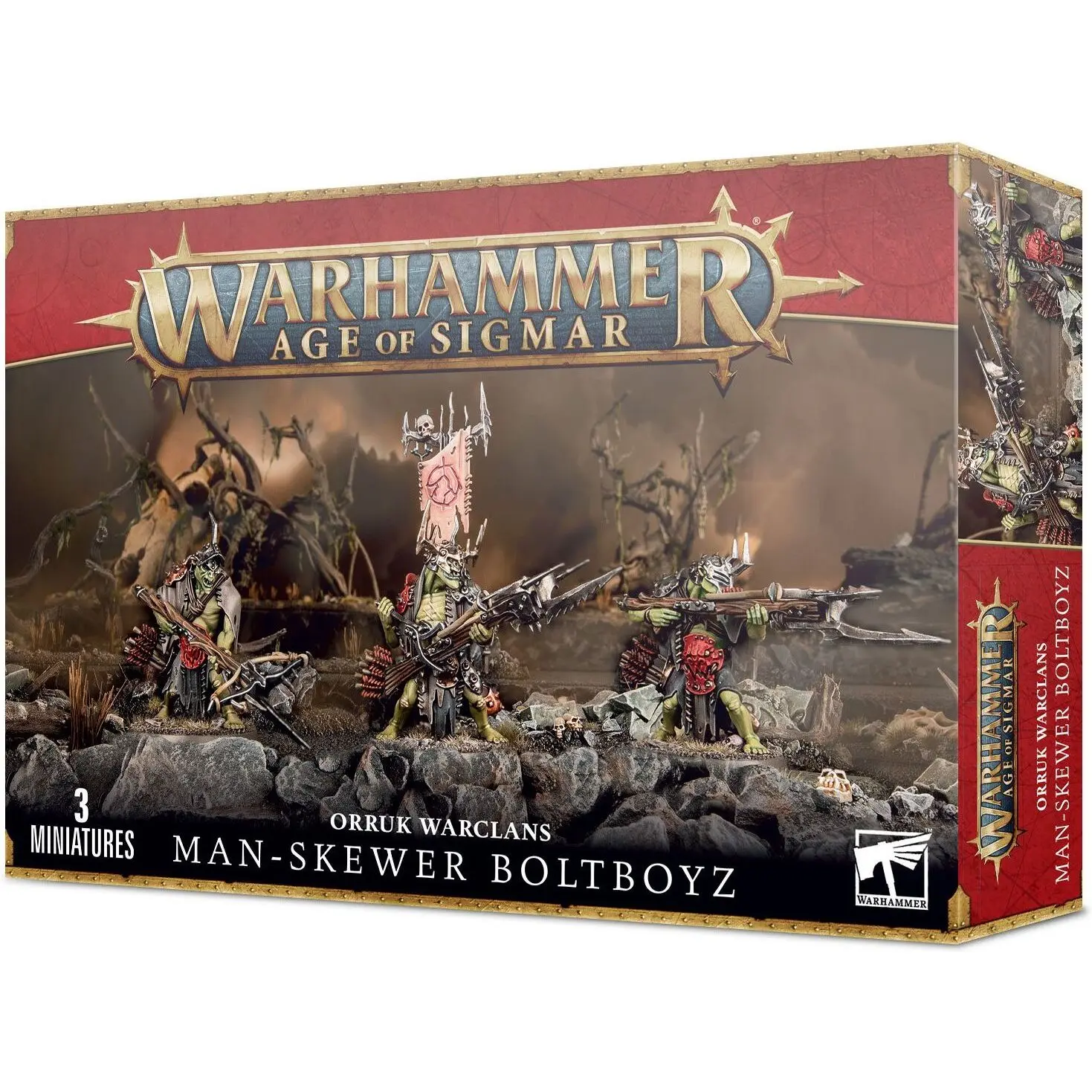 5011921155712 - Set aus 3 Figuren mit 41 Teilen Warhammer AoS - Orruk Warclans Embrocheurs