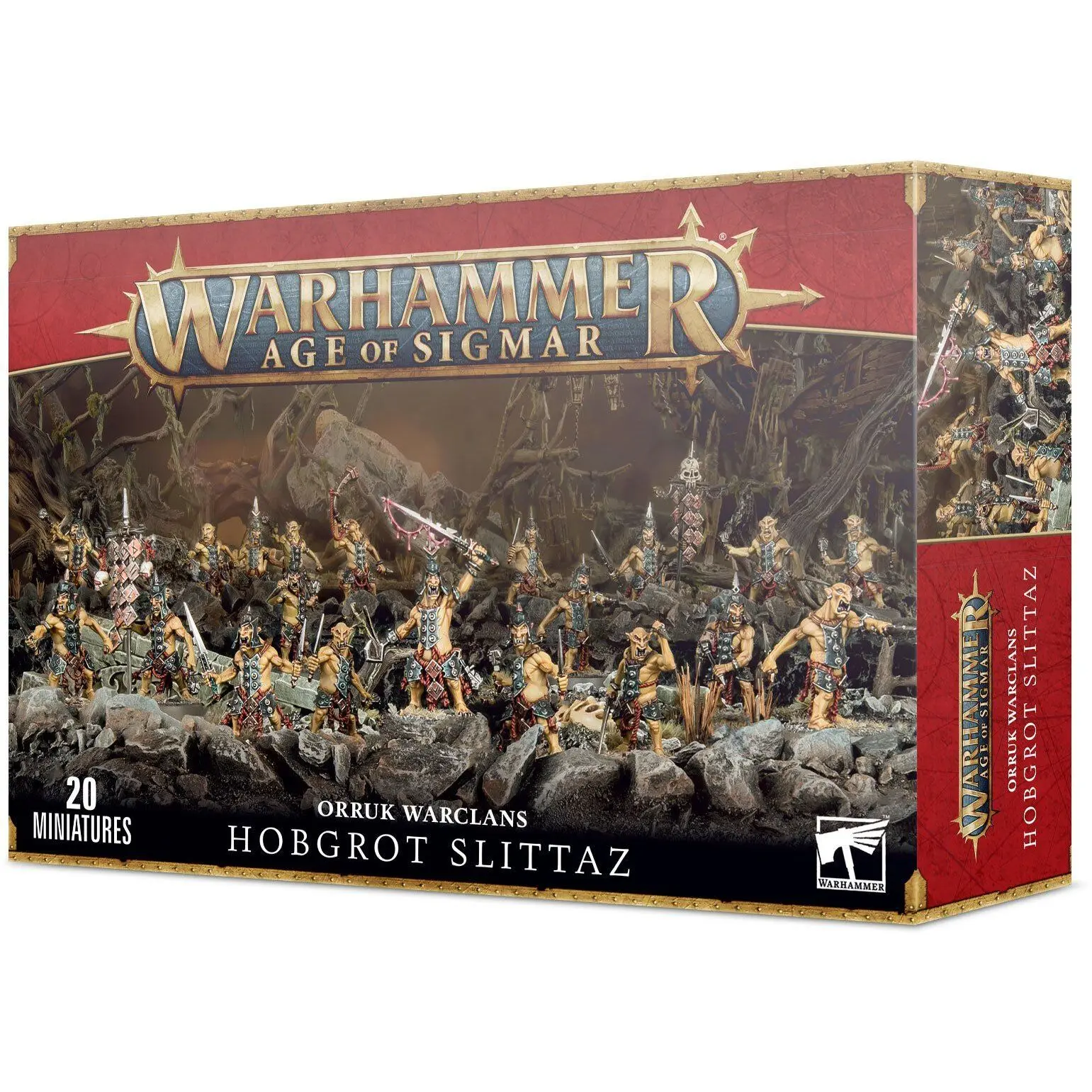 5011921155750 - Figurine Warhammer AoS - Orruk Warclans Égorgeurs Hobgrots