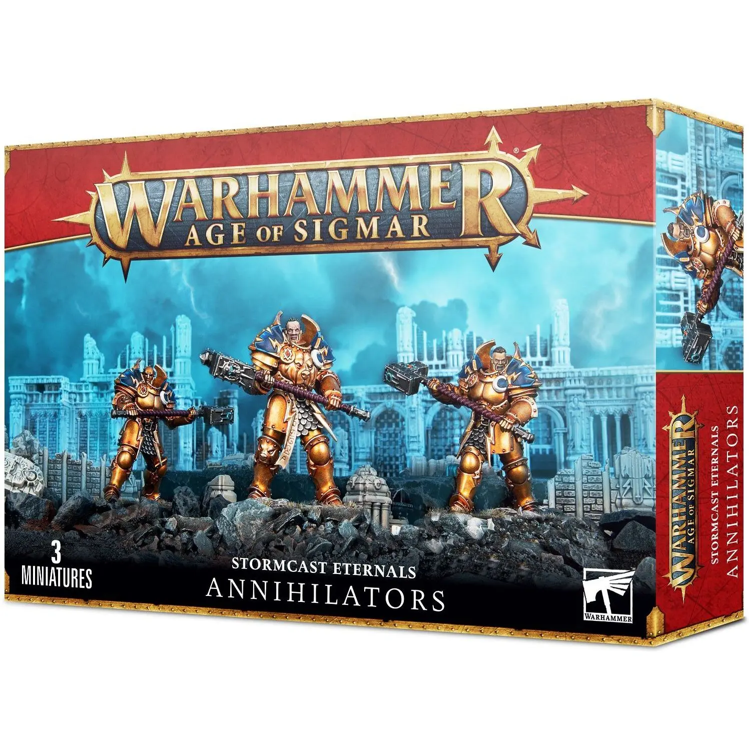 5011921155651 - Set aus 3 Figuren mit 56 Teilen Warhammer AoS - Stormcast Eternals Annihilators