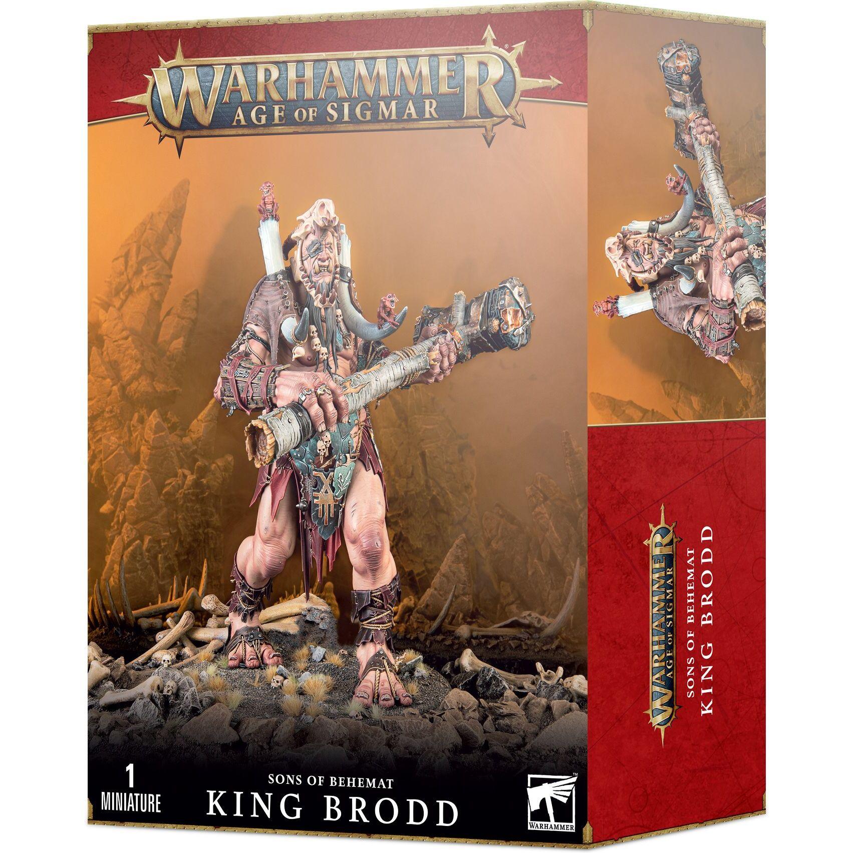 5011921173075 - Figurine Warhammer AoS - Sons Of Behemat Le Roi Brodd