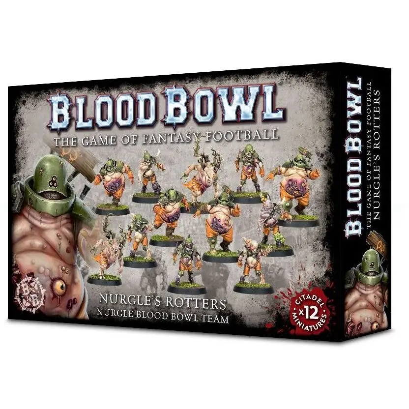 5011921146208 - Set mit 12 Figuren Blood Bowl - Team du Chaos Nurgle  Nurgles Rotters