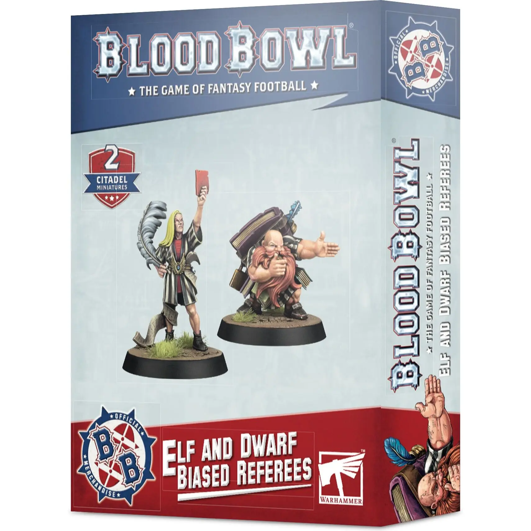 5011921145973 - Figurine - Zweite Saison Parteischiedsrichter Elf und Zwerg Blood Bowl
