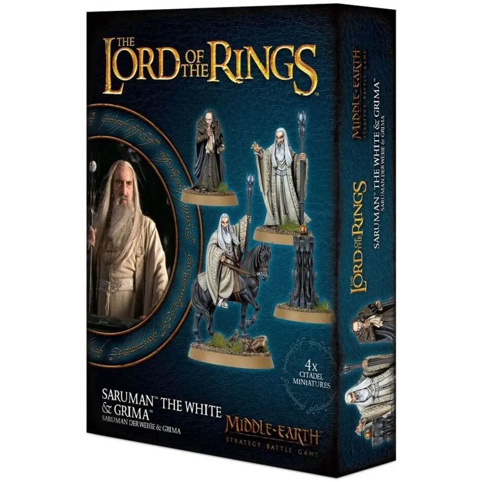 5011921133130 - Set aus 4 Figuren mit 23 Teilen Warhammer Middle Earth - Sarumam le Blanc et Gríma