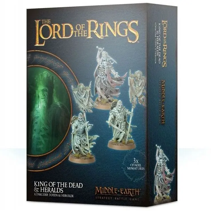 5011921125630 - 3er-Set 14-teilige Actionfiguren - Der König der Toten und Standartenträger Warhammer Middle Earth