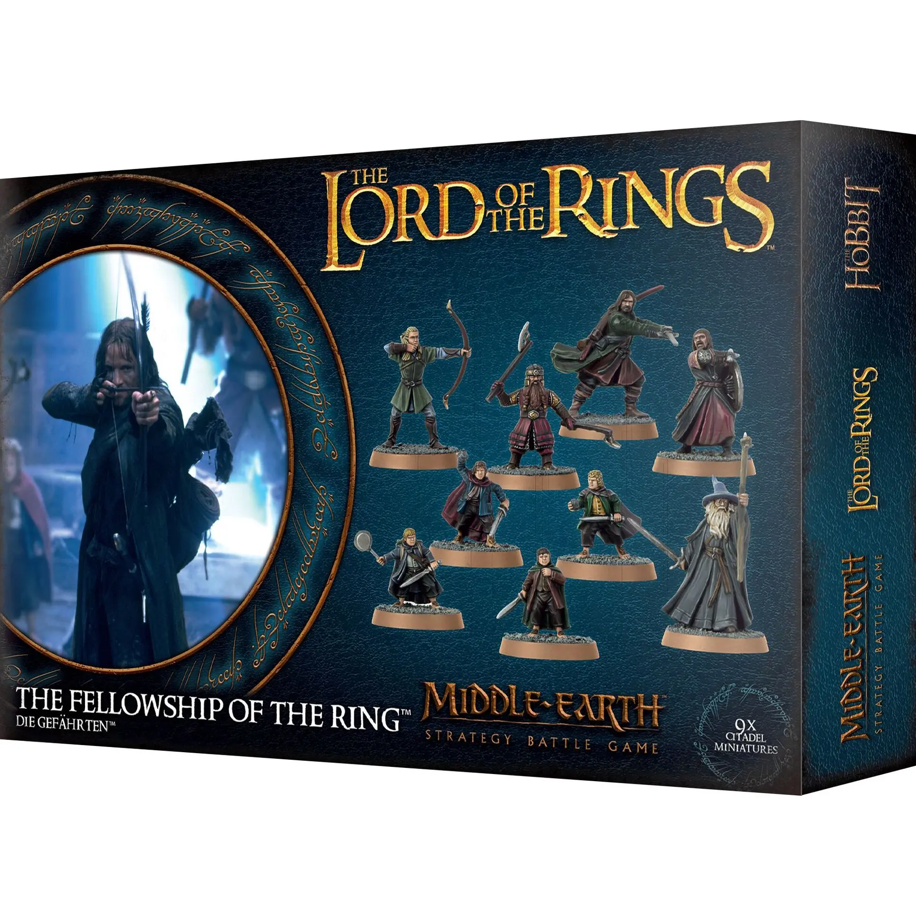 5011921109227 - Set aus 10 Figuren mit 13 Teilen - Die Gemeinschaft des Rings Warhammer Middle Earth