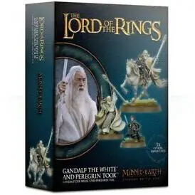 5011921111312 - Set aus 3 Figuren mit 14 Teilen Warhammer Middle Earth - Gandalf le Blanc et Peregrin Took