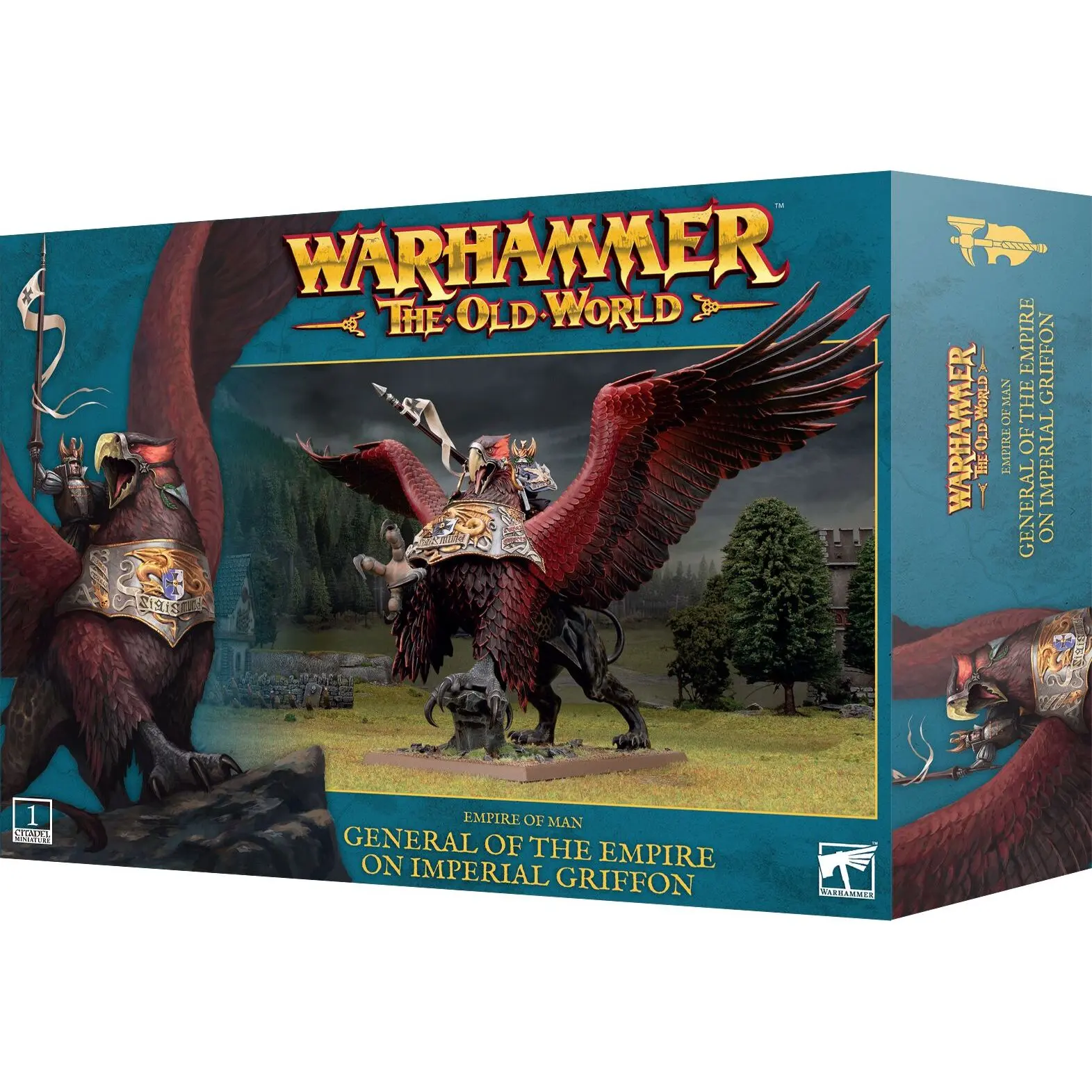 5011921206339 - Figurine Warhammer ToW - Empire de LHomme  General sur Griffon Imperial