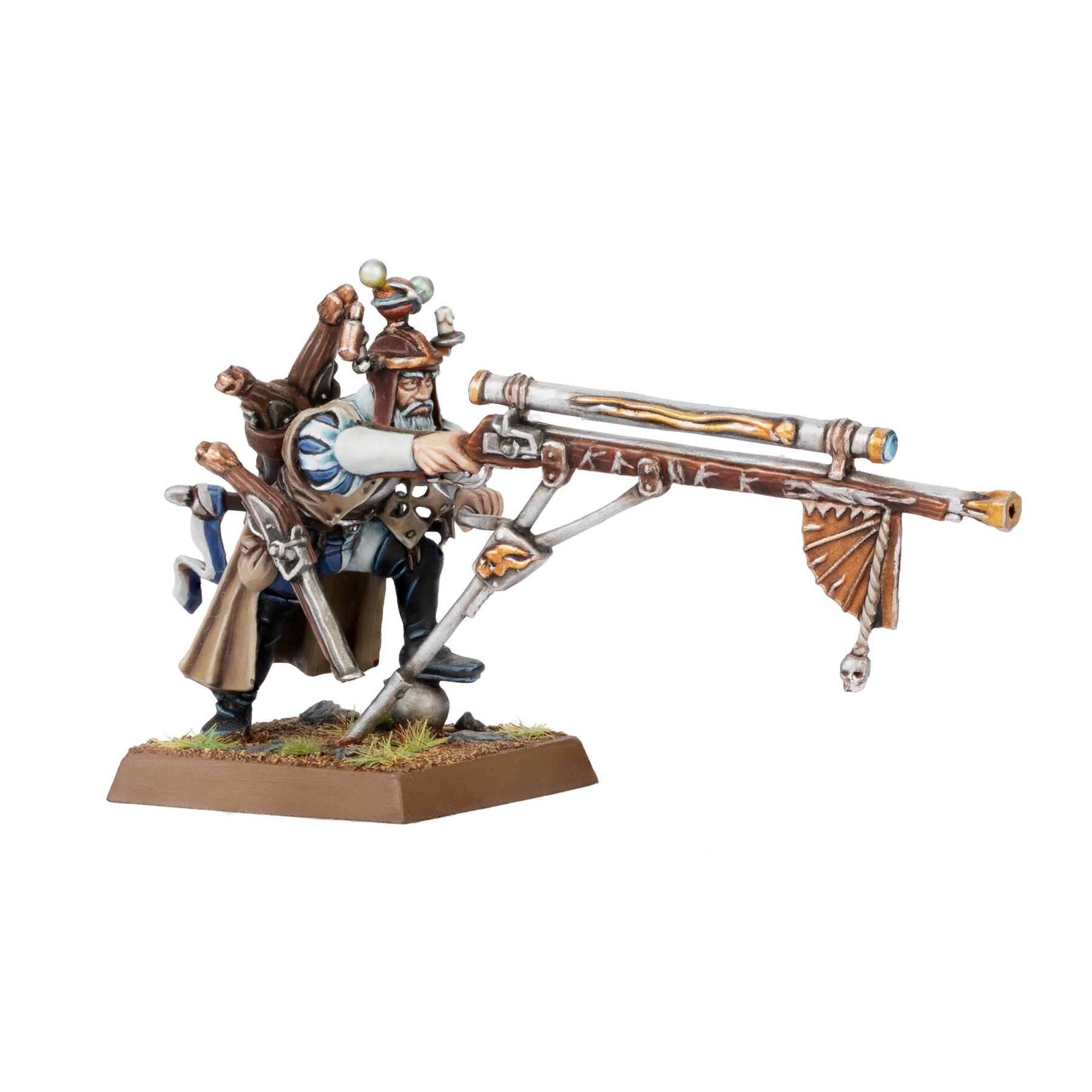 5011921206384 - Figurine Warhammer ToW - Empire de LHomme  Ingenieur de LEmpire avec Long Fusil du Hochland