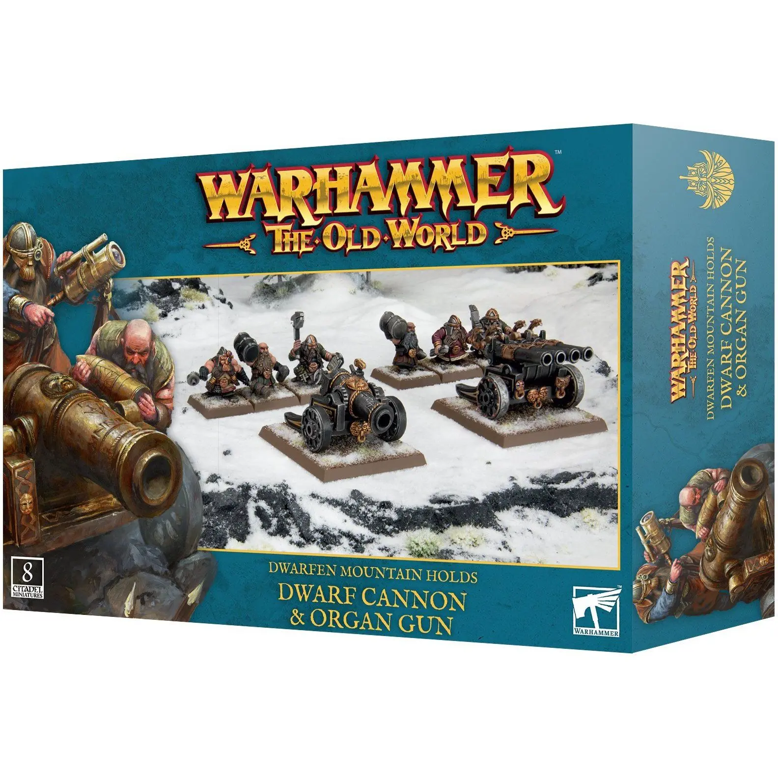 5011921206841 - Gesellschaftsspiele Warhammer ToW - Dwarfen Mountain Holds Canon & Canon Orgue