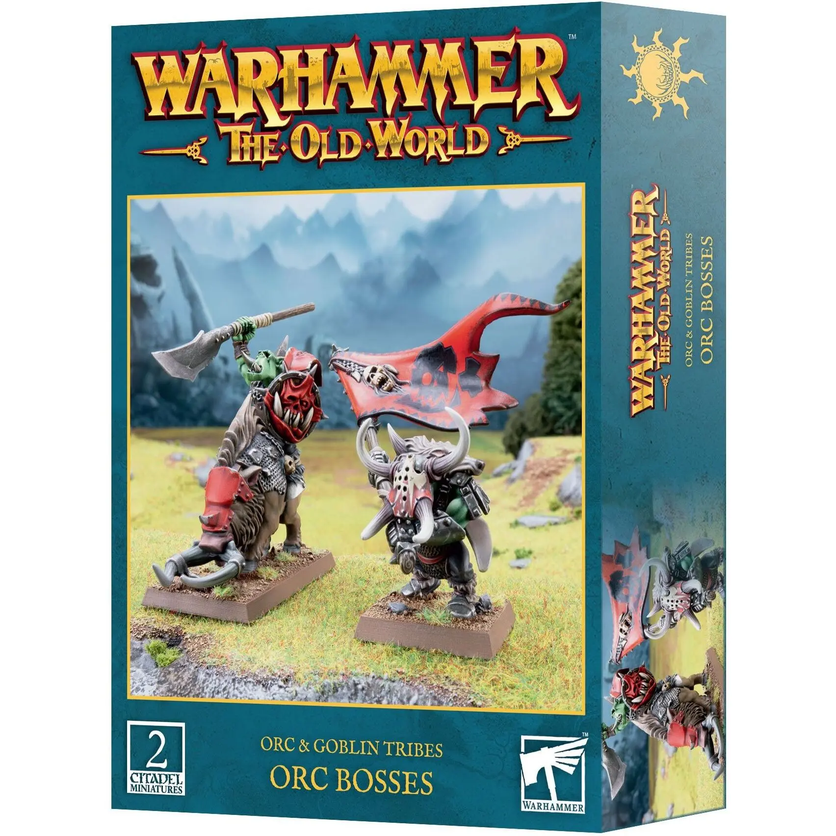 5011921206261 - Figurine Warhammer ToW - Orc & Gobelin  Orc Boss