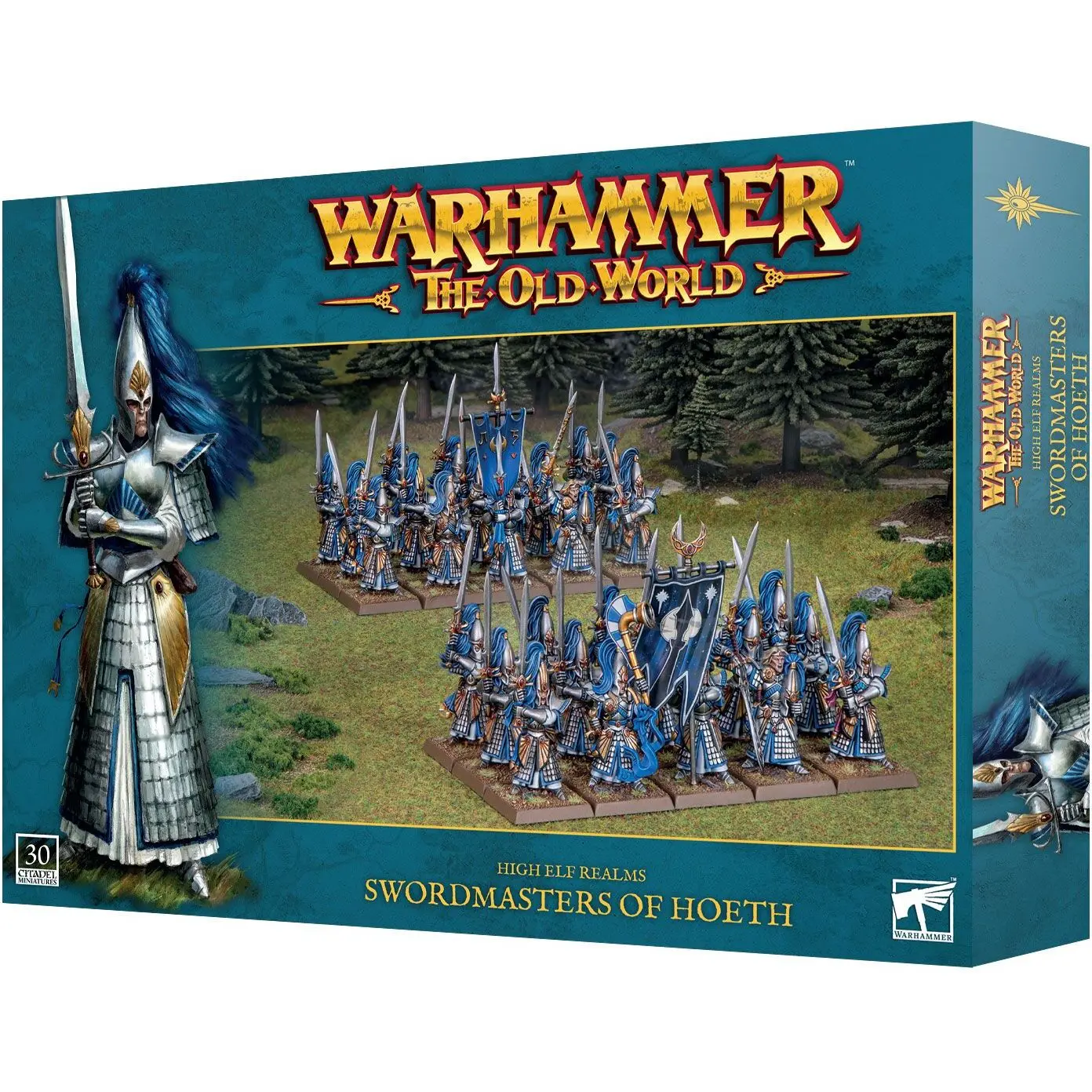 5011921221486 - Figurine Warhammer ToW - Royaumes des Hauts Elfes  Maitres des Epées de Hoeth (x30)