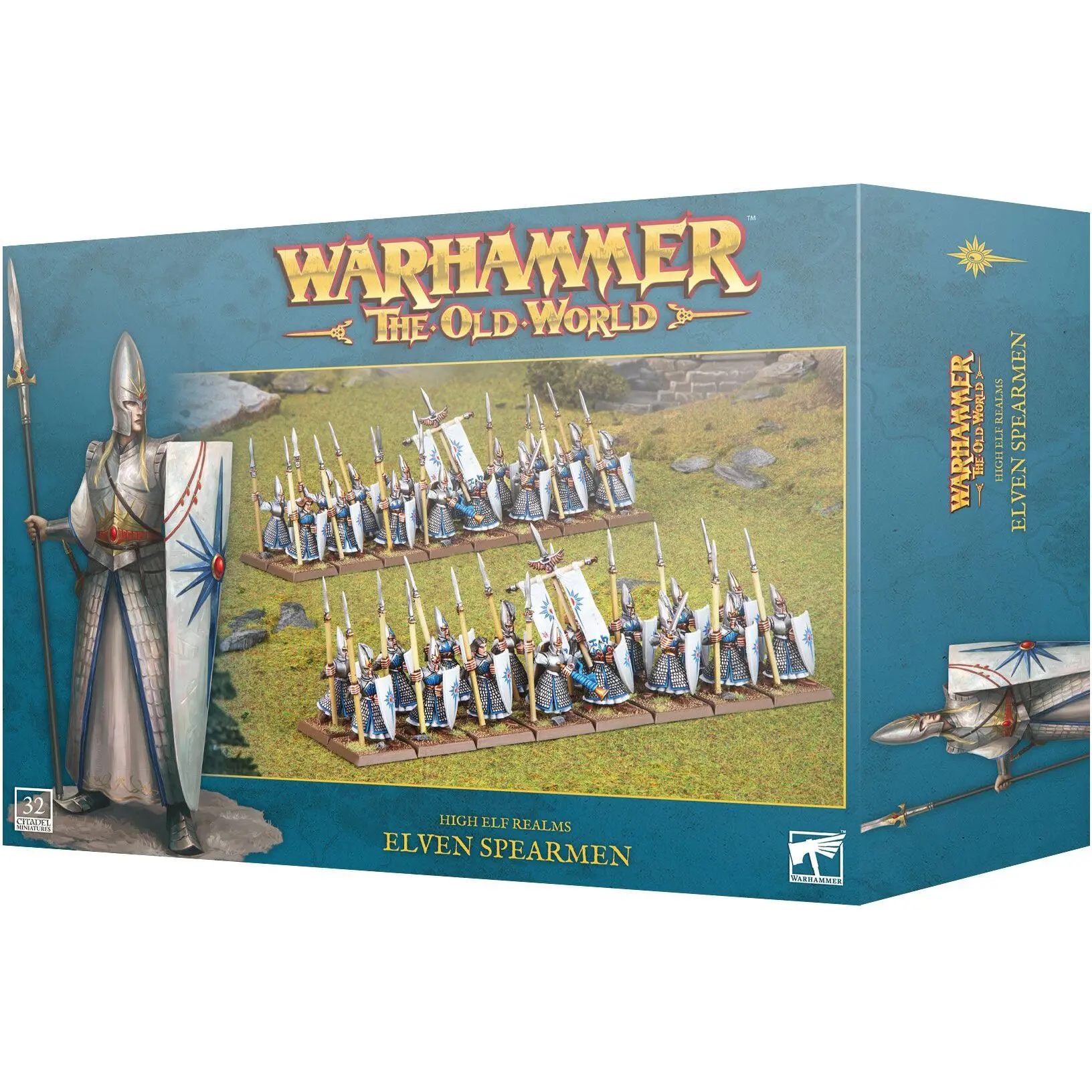 5011921221646 - Figurine Warhammer ToW - Royaumes des Hauts Elfes  Lanciers (x32)
