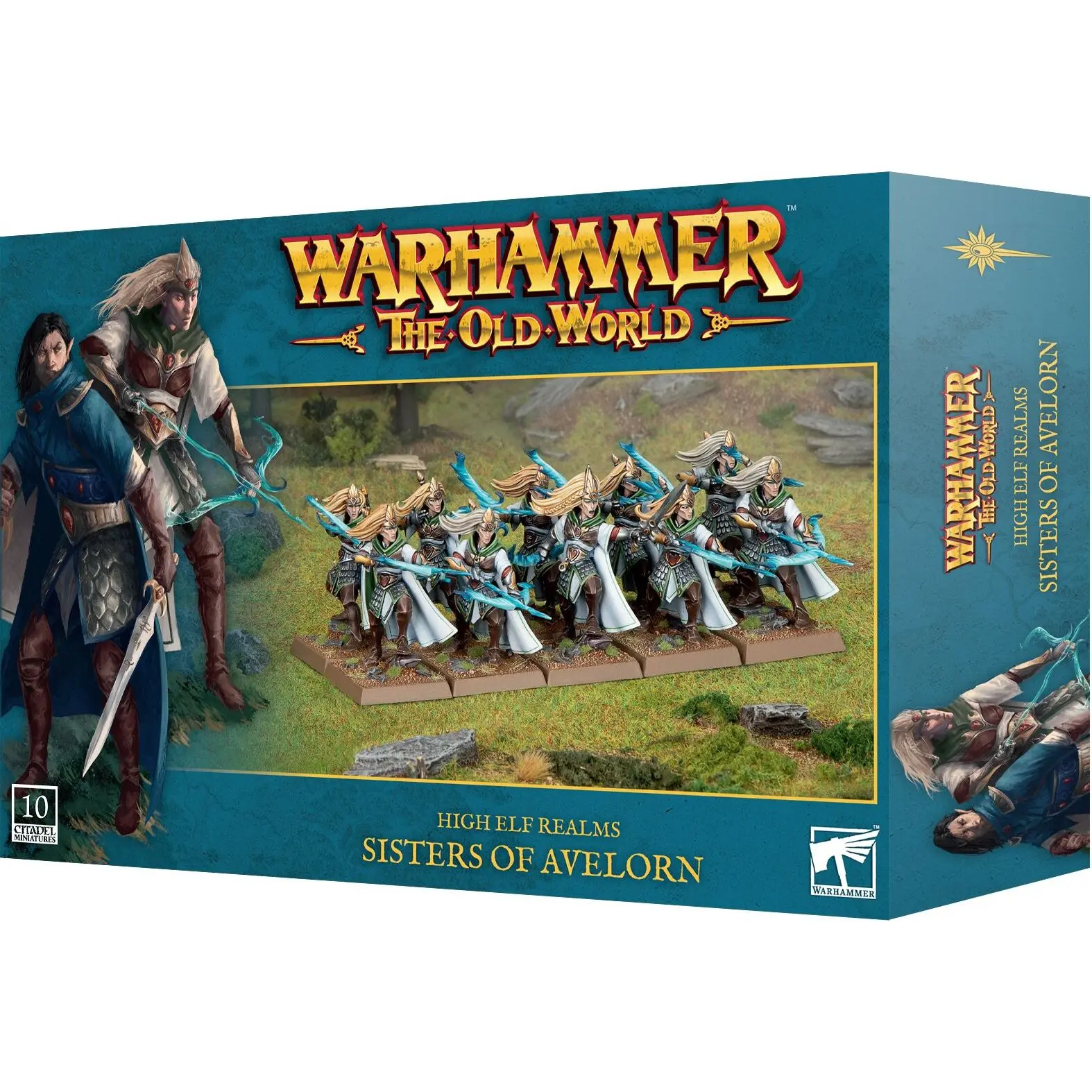 5011921221677 - Figurine Warhammer ToW - Royaumes des Hauts Elfes  Soeurs DAvelorn (x10)