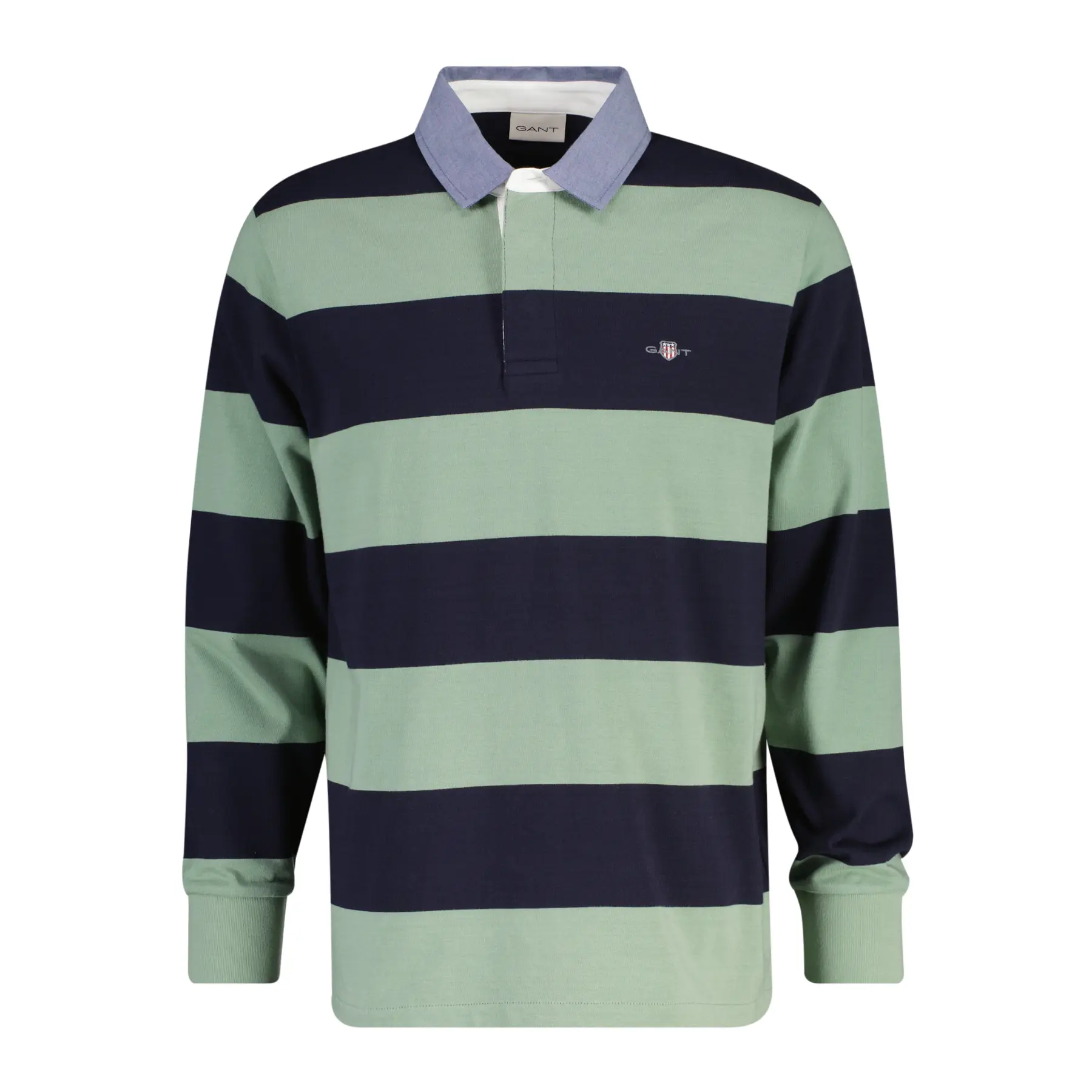 Gant Men's Vert Long Sleeve Polo Classic Heavy Rugger
